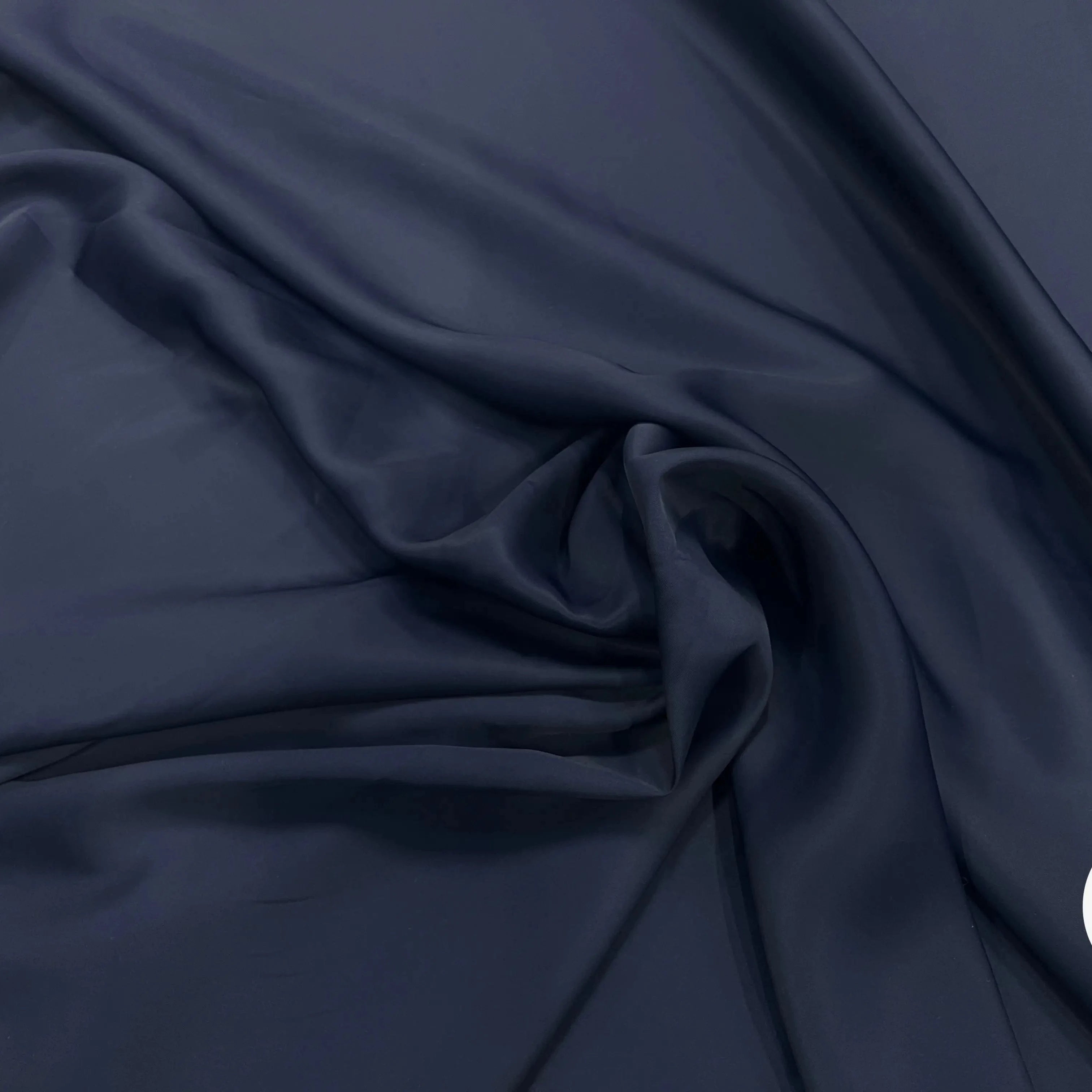 SATIN VISCOSE NAVY - My Little Coupon