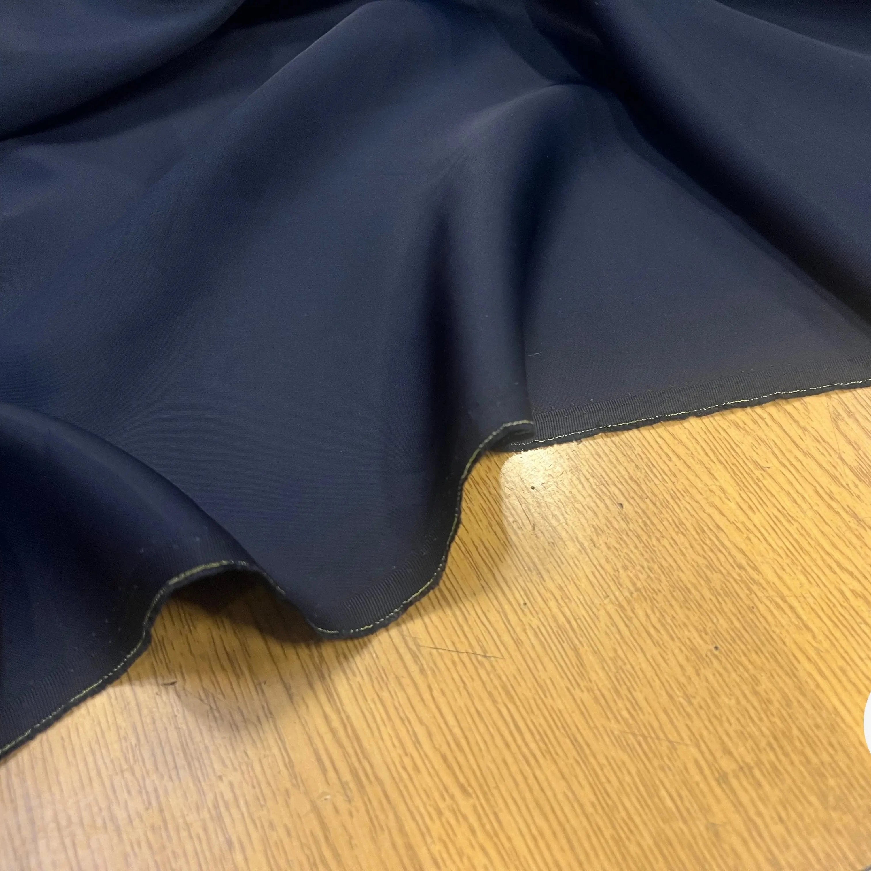 SATIN VISCOSE NAVY - My Little Coupon