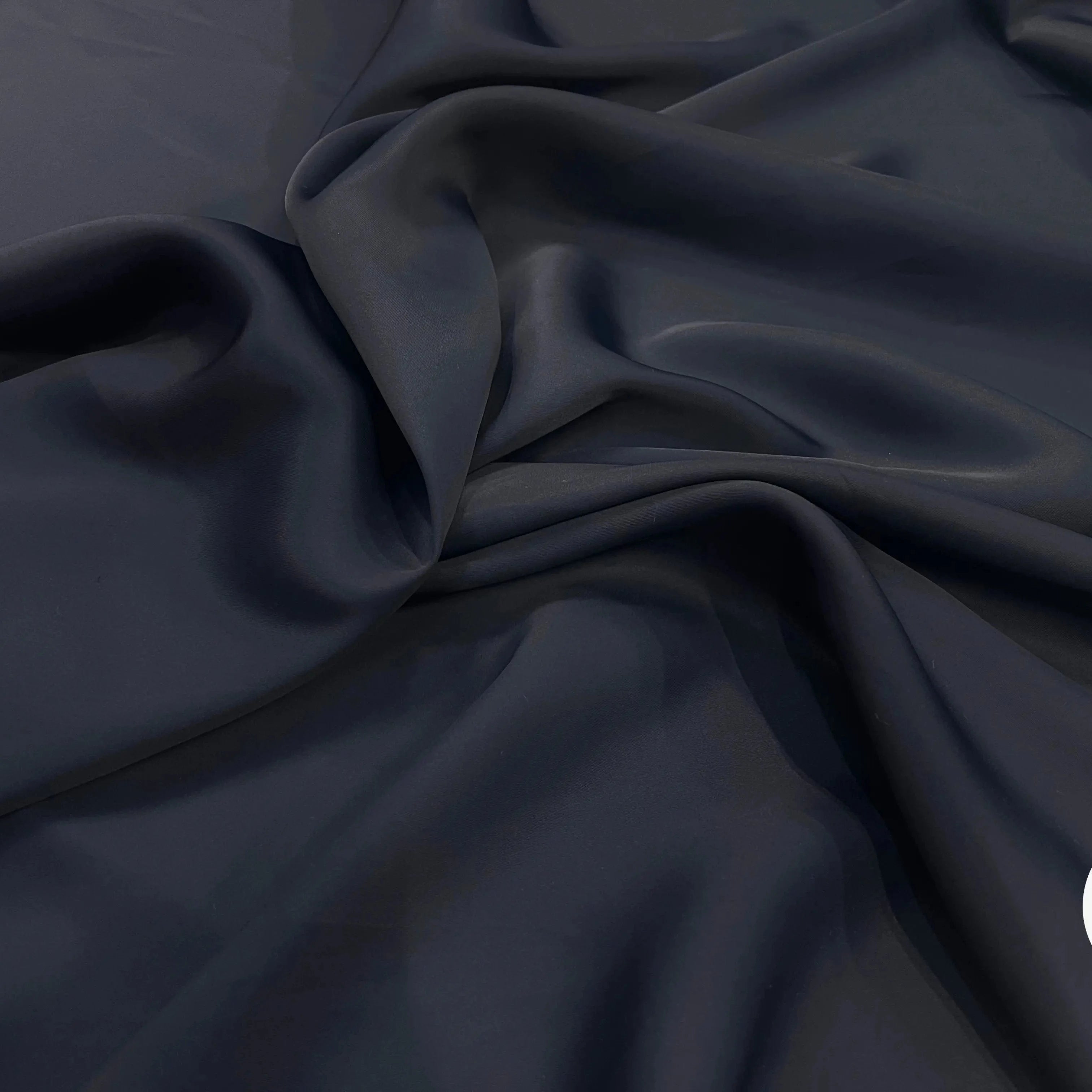 SATIN VISCOSE NAVY - My Little Coupon