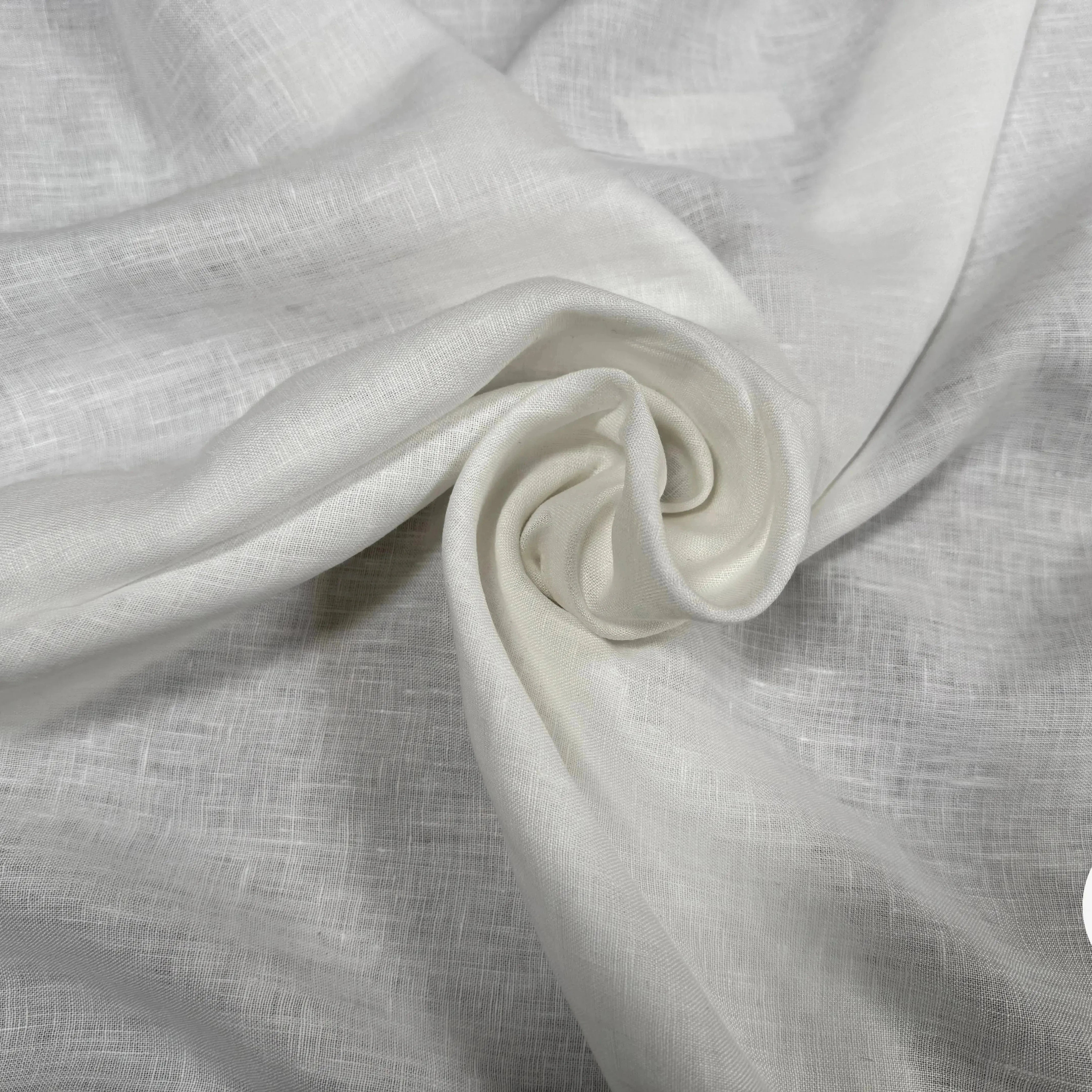 SOFT LINEN VOILE, White - My Little Coupon