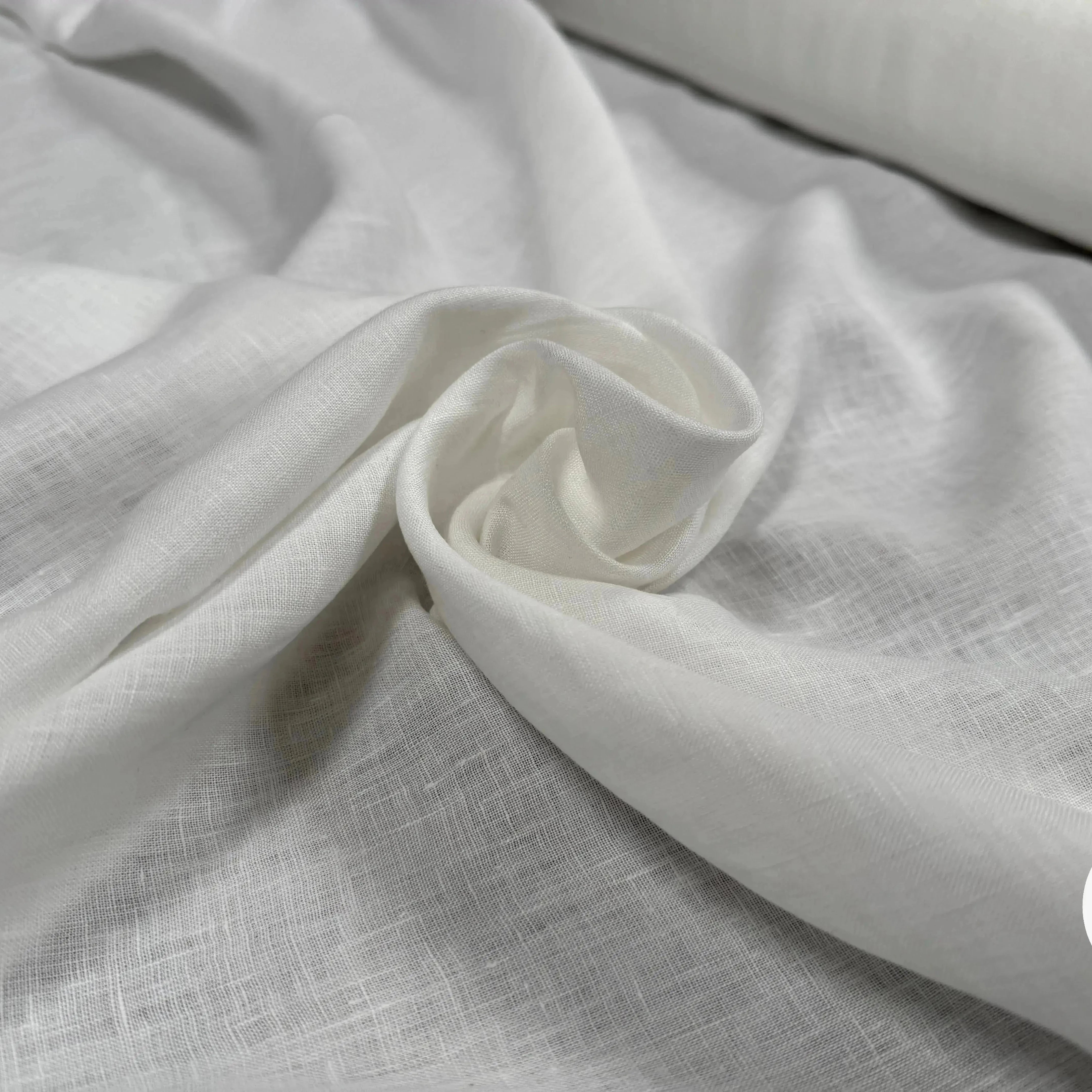 SOFT LINEN VOILE, White - My Little Coupon