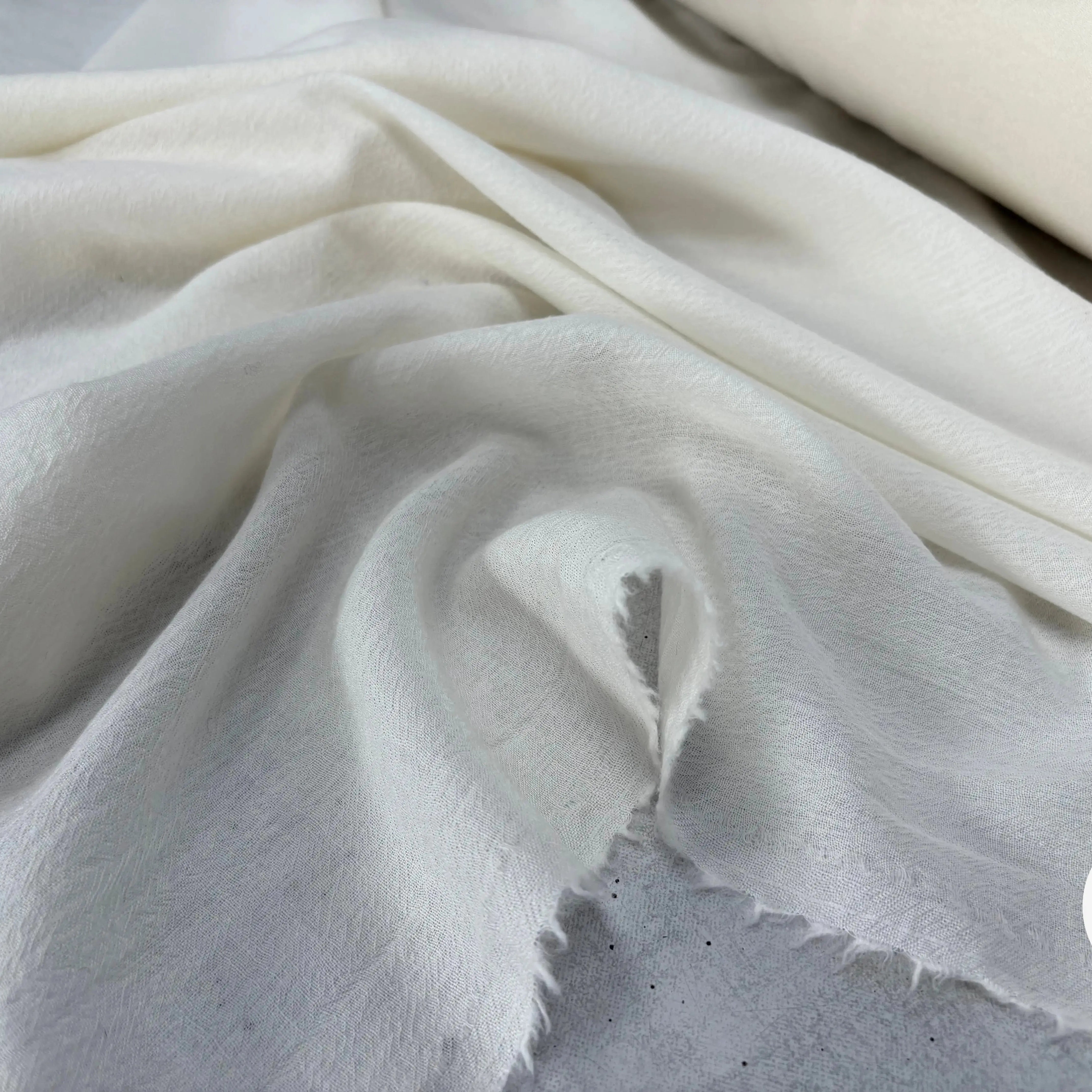 SOFT WOOL GAUZE, Seedpearl Beige - My Little Coupon