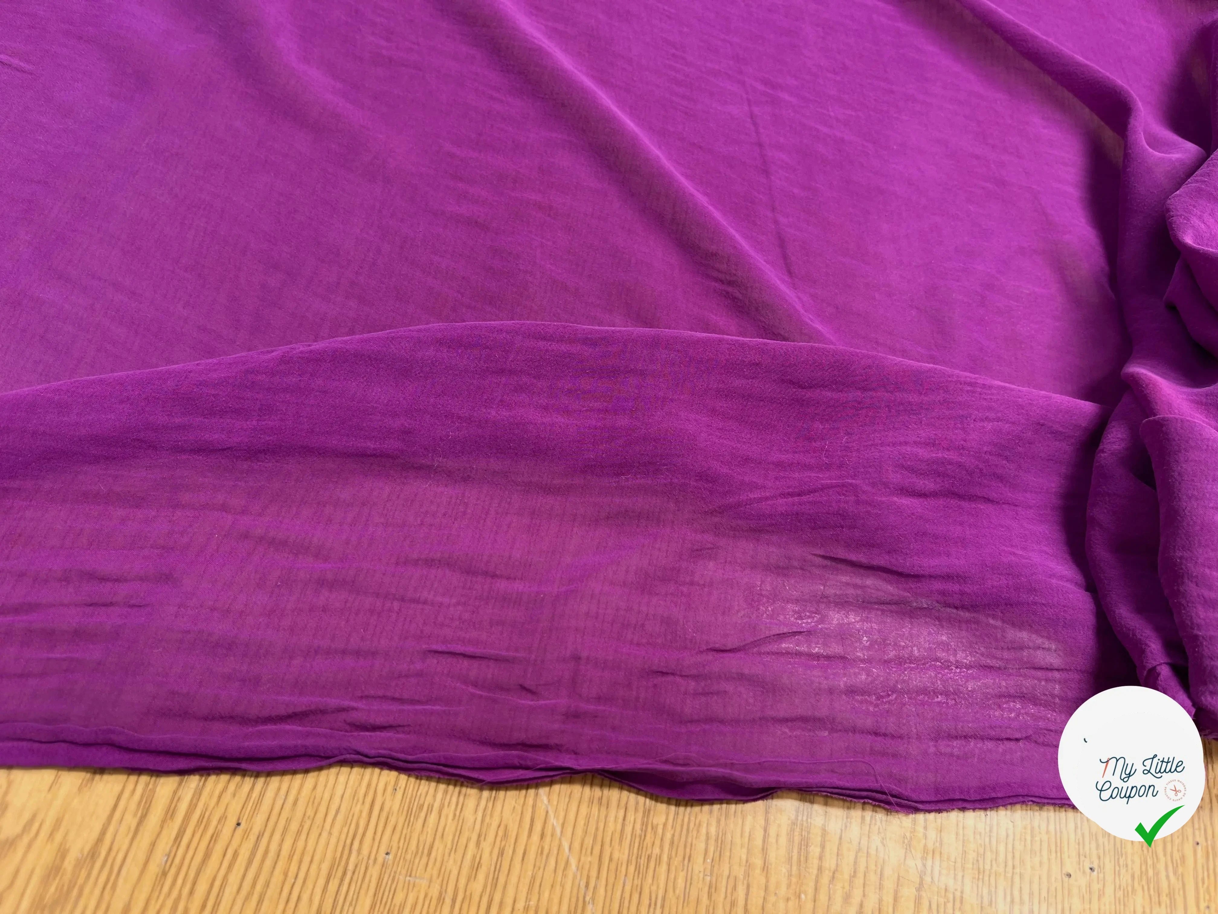 SOIE PEAU DE PẾCHE VIOLET - My Little Coupon