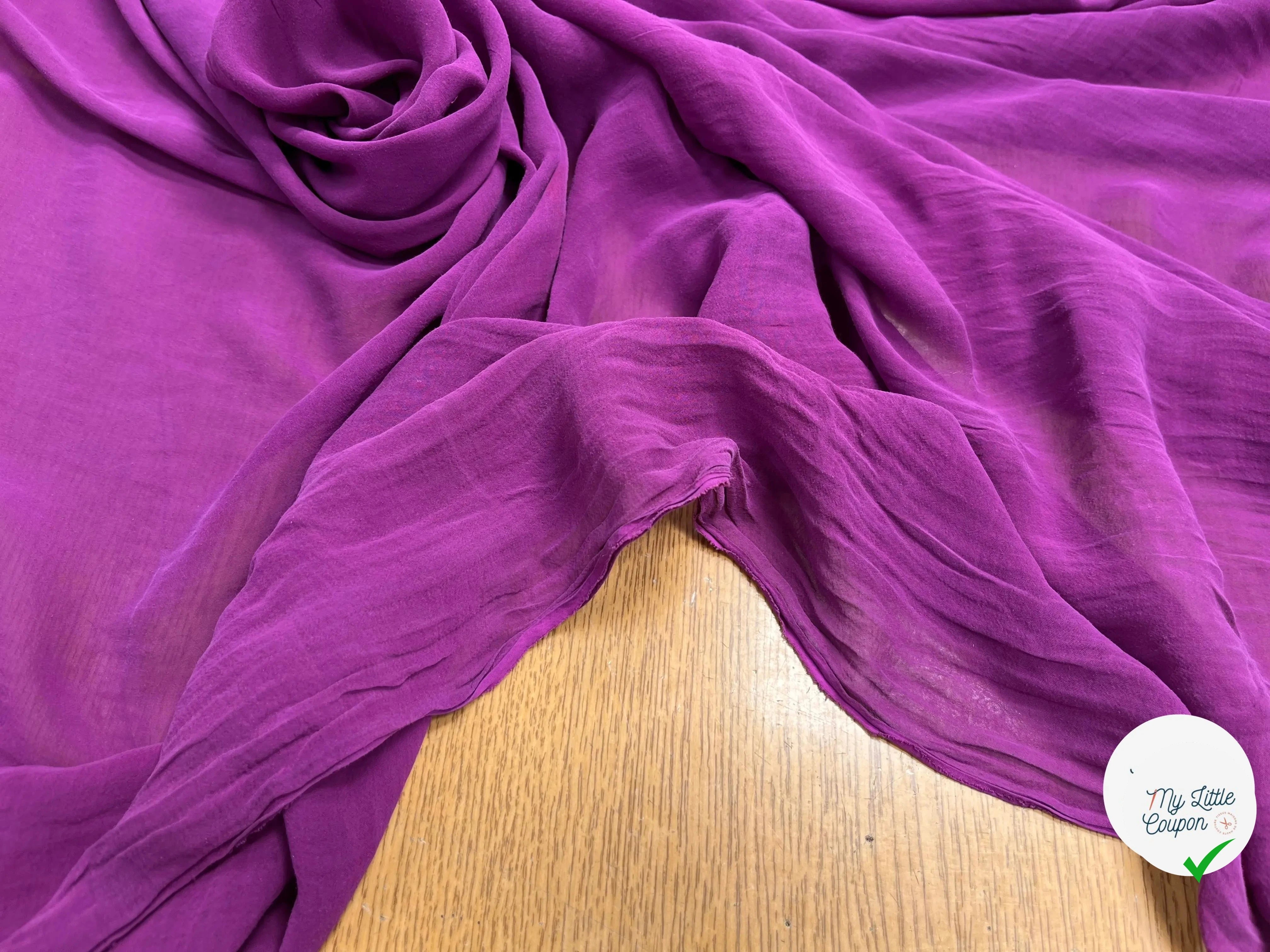 SOIE PEAU DE PẾCHE VIOLET - My Little Coupon