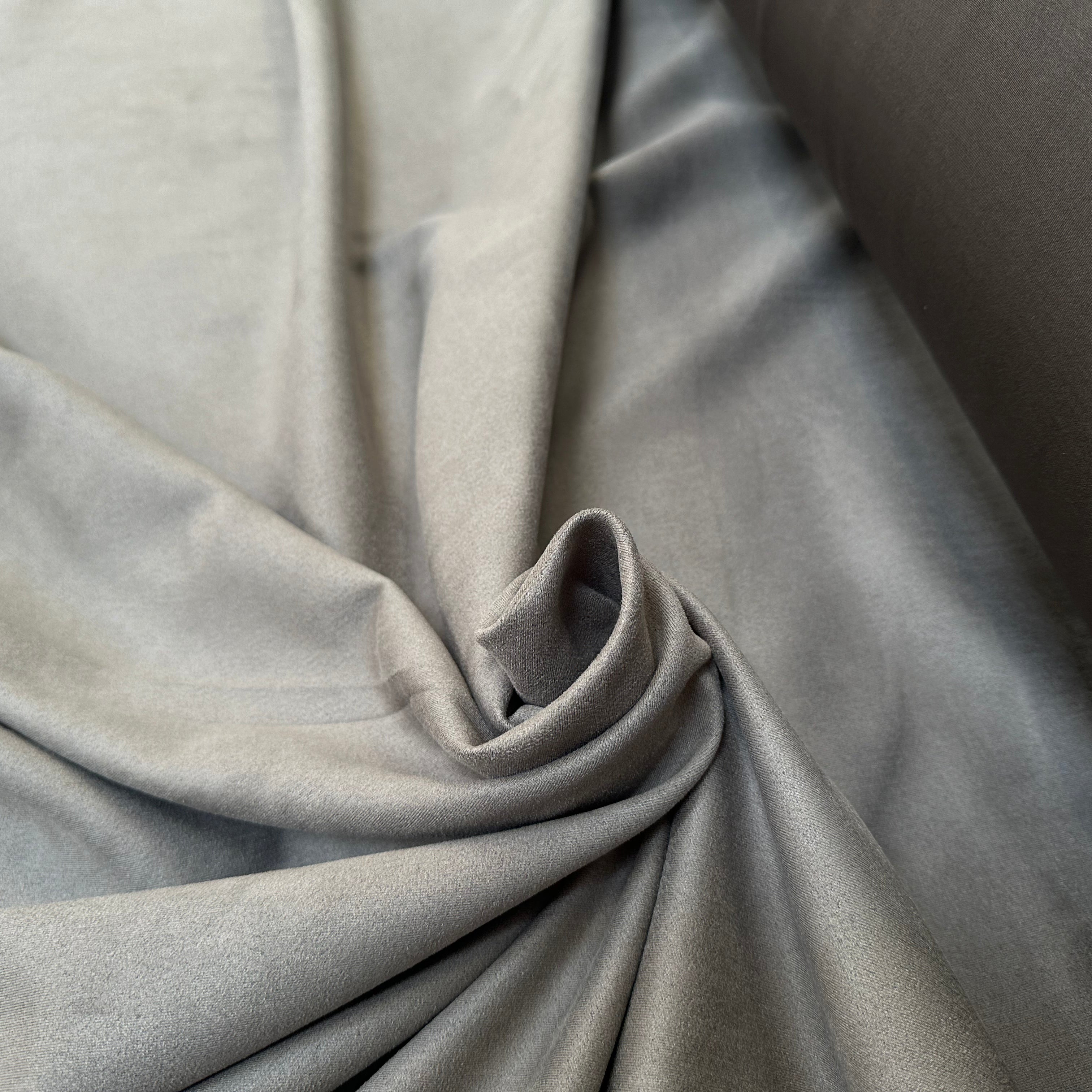 SUEDINE EFFET DAIM DENSE KHAKI GRIS 11%EA - My Little Coupon