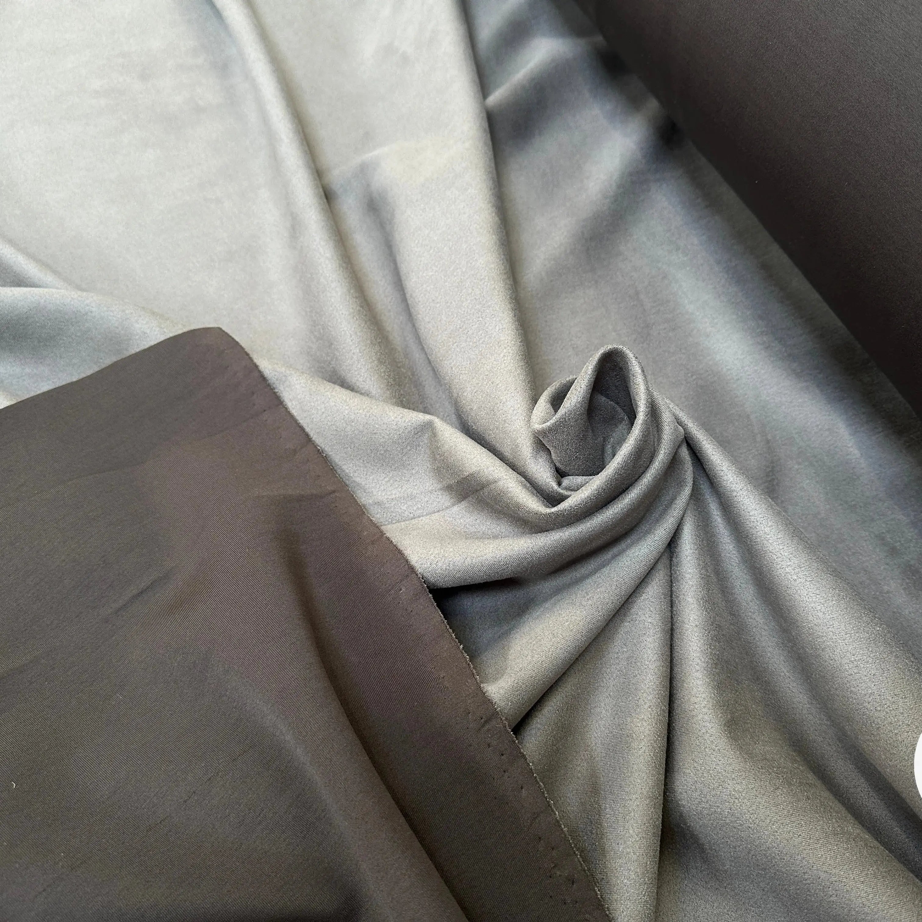 SUEDINE EFFET DAIM DENSE KHAKI GRIS 11%EA - My Little Coupon