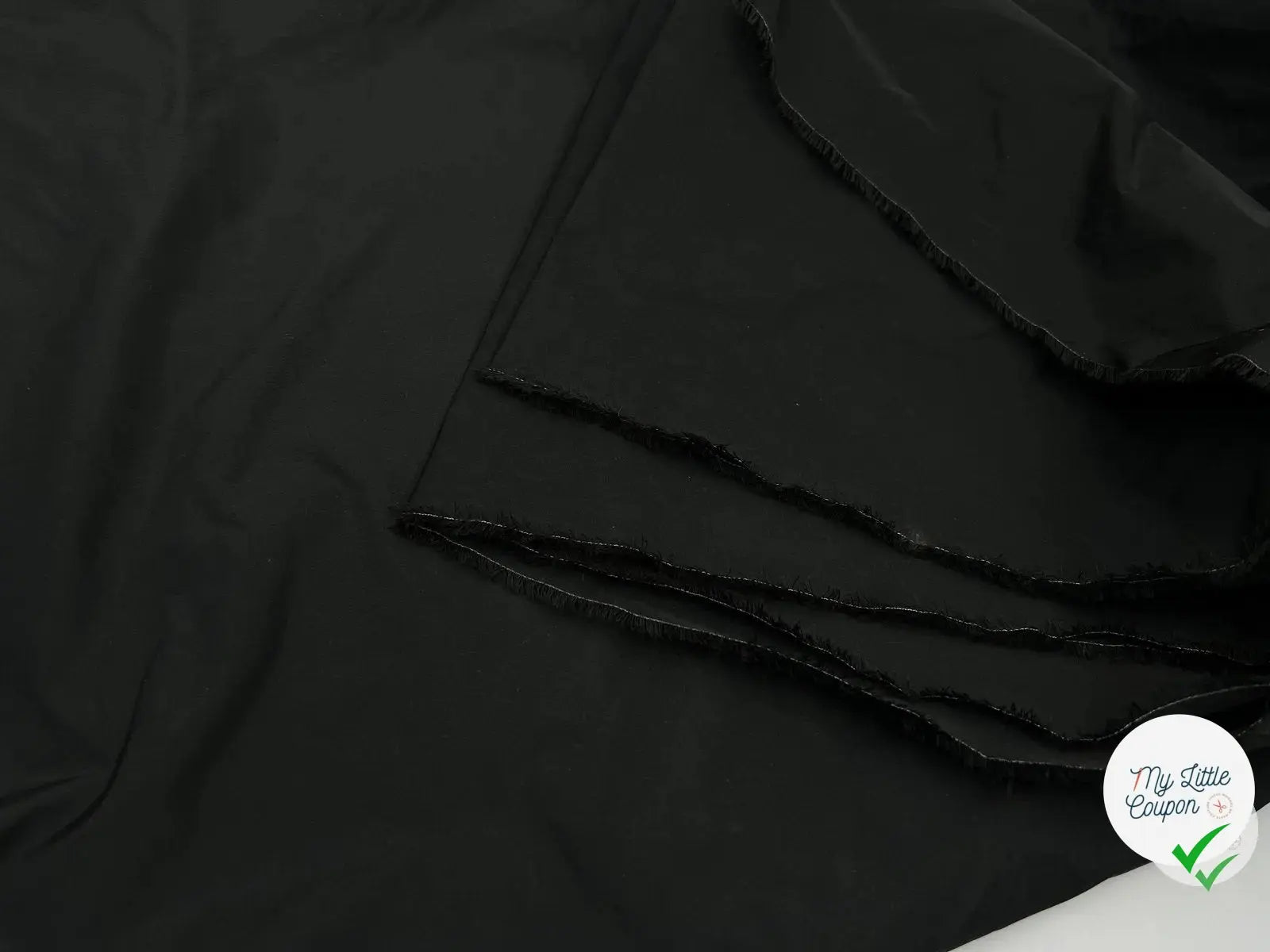 TAFFETAS RIGIDE NOIR - coupon de tissu de 3 mètres - My Little Coupon - tissu - coudre