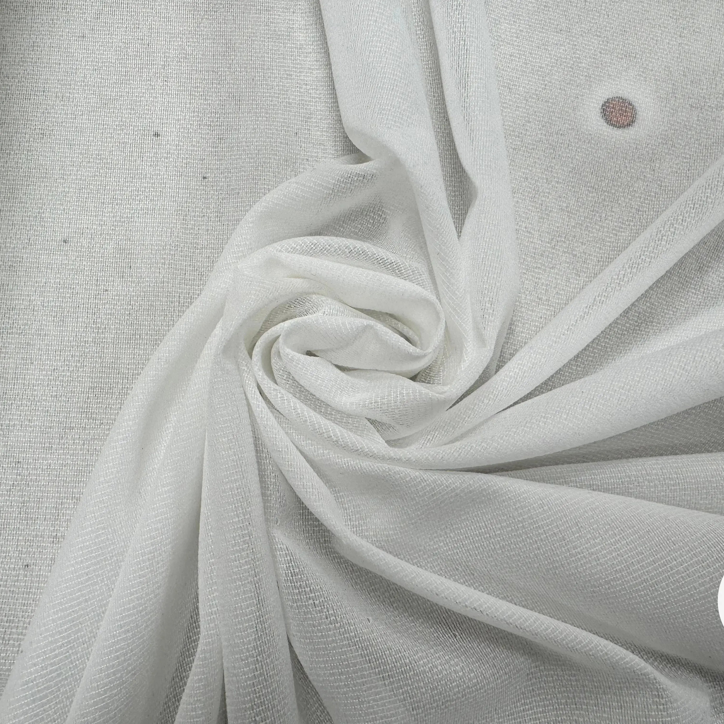 THERMOCOLLANT MAILLE TISSÉ A L'HORIZONTAL MILKY WHITE - My Little Coupon