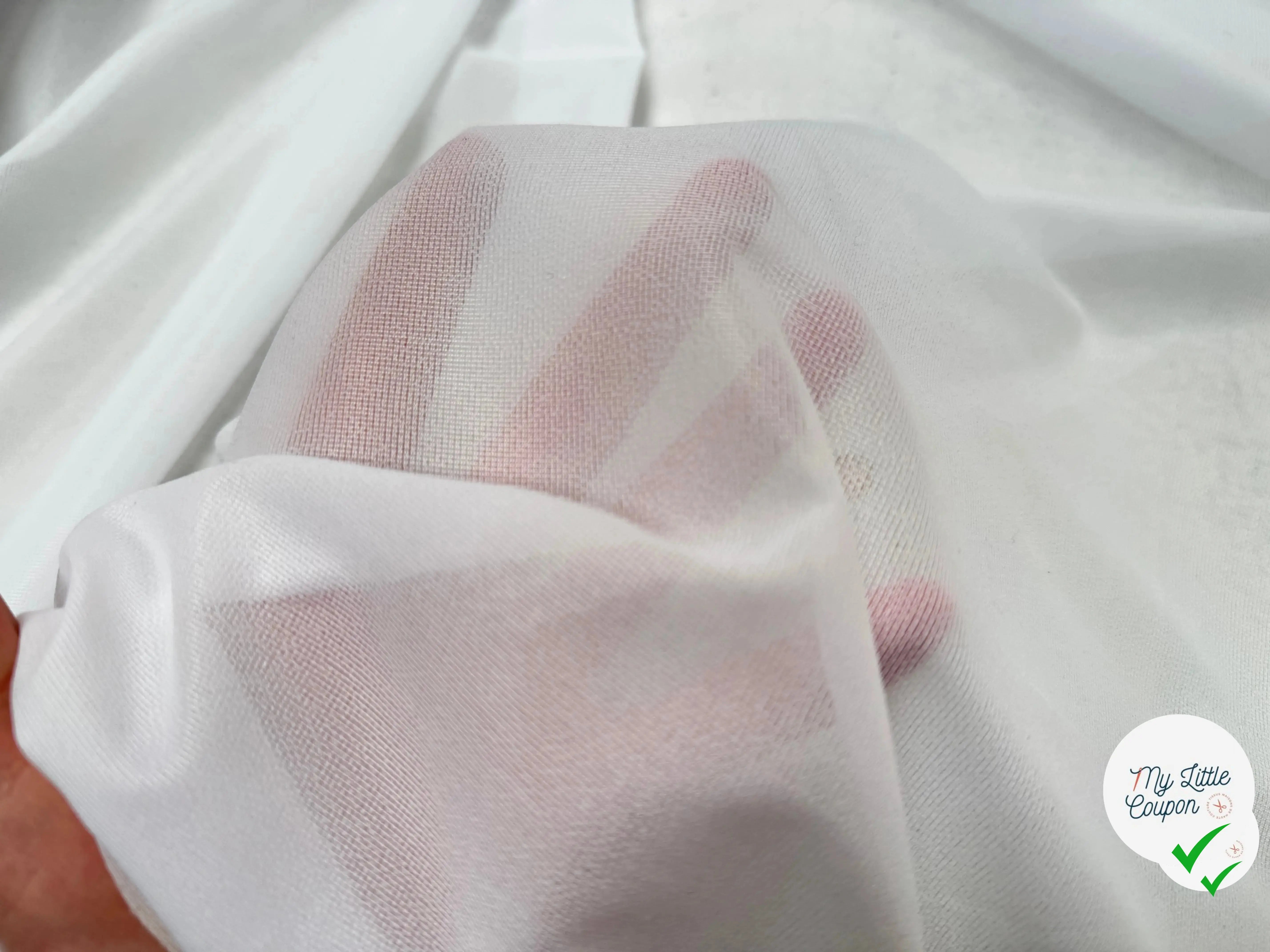 THERMOCOLLANT MAILLE TISSÉ BLANC - My Little Coupon