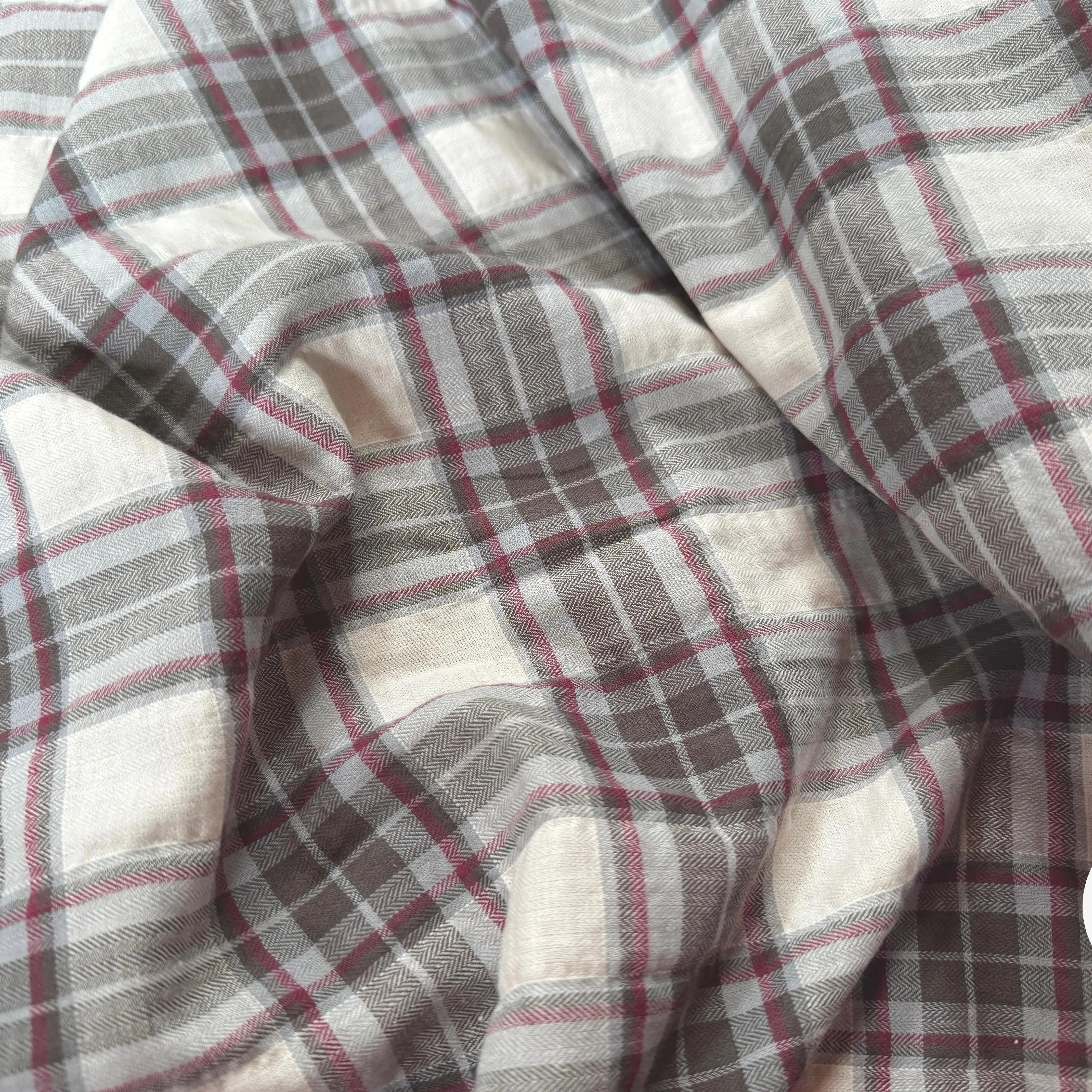 TISSU COTON JAPON CARREAUX PETITS CHEVRONS LAIZE 112 - My Little Coupon