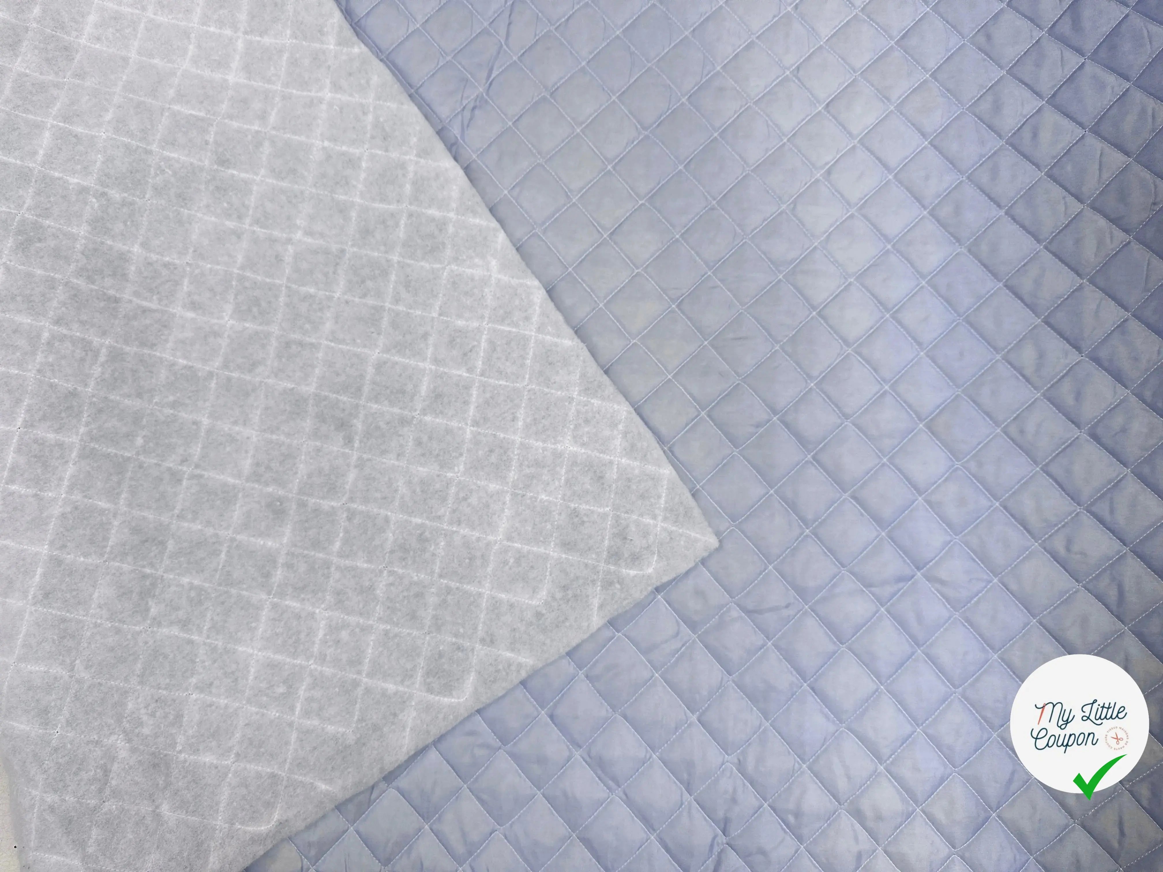TISSU MATELASSÉ DOUDOUNE CHIC MATELASSAGE FRANÇAIS SIMPLE FACE - My Little Coupon