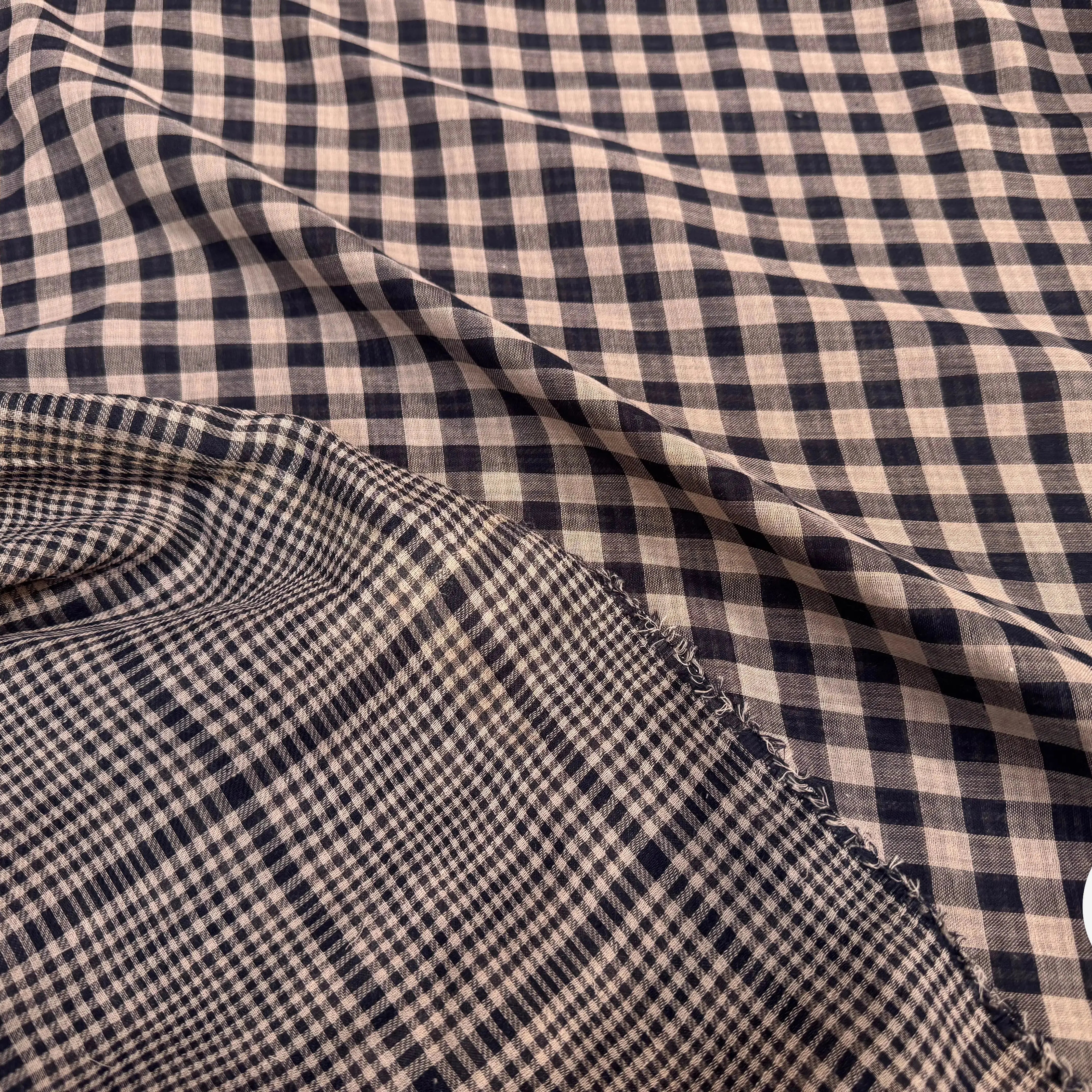 TISSU VICHY REVERSIBLE PRINCE DE GALLE - My Little Coupon