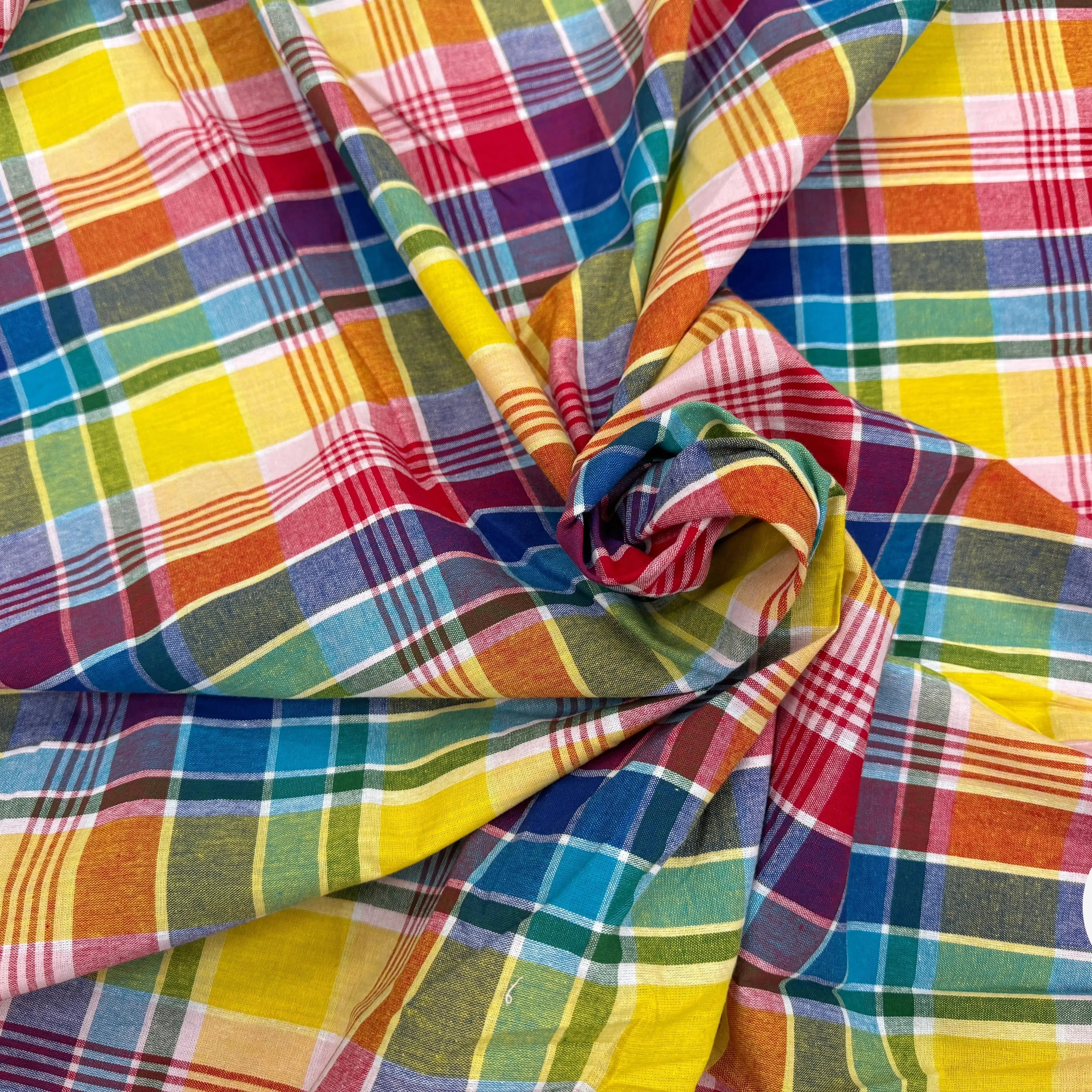 TISSUS MADRAS CARREAUX - My Little Coupon