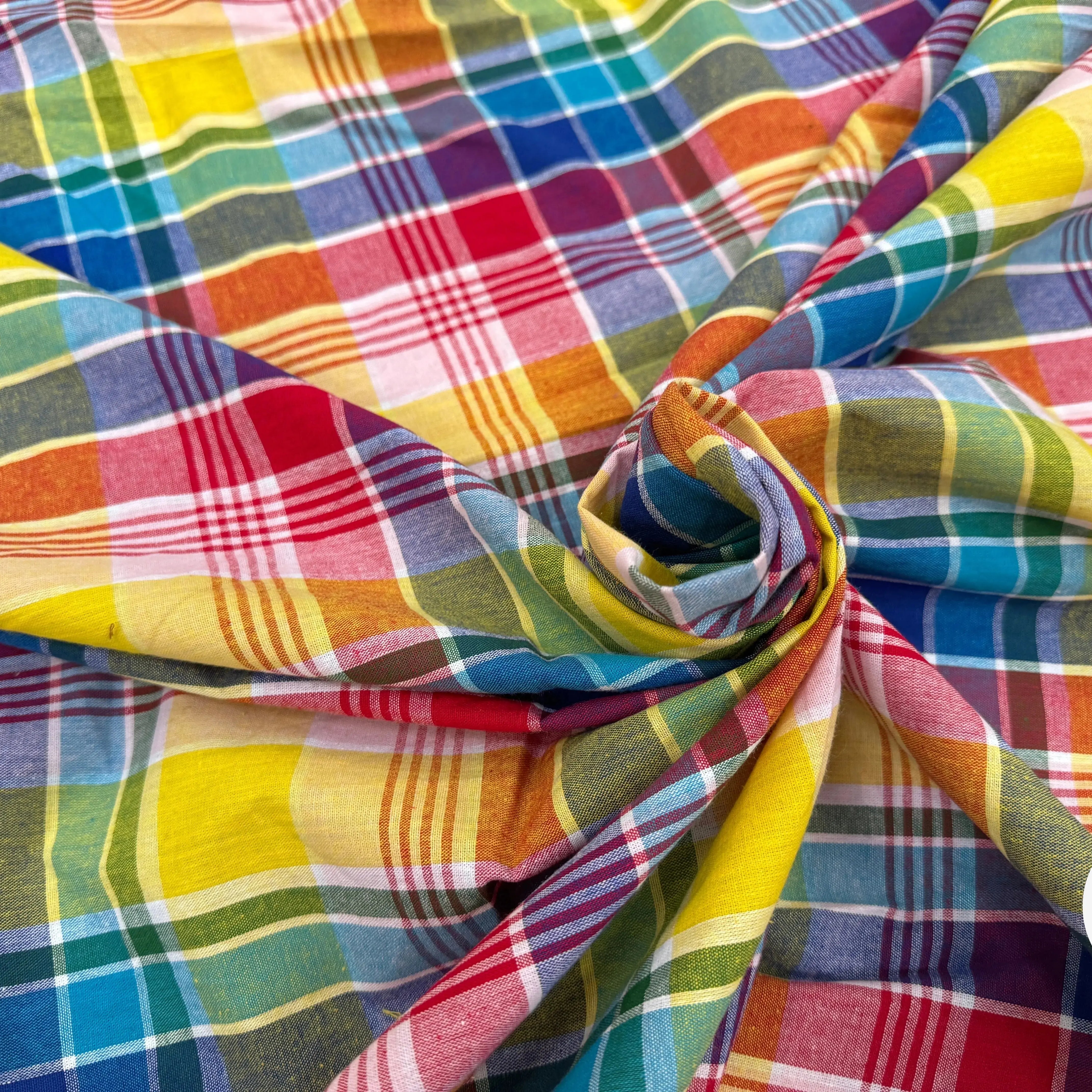 TISSUS MADRAS CARREAUX - My Little Coupon