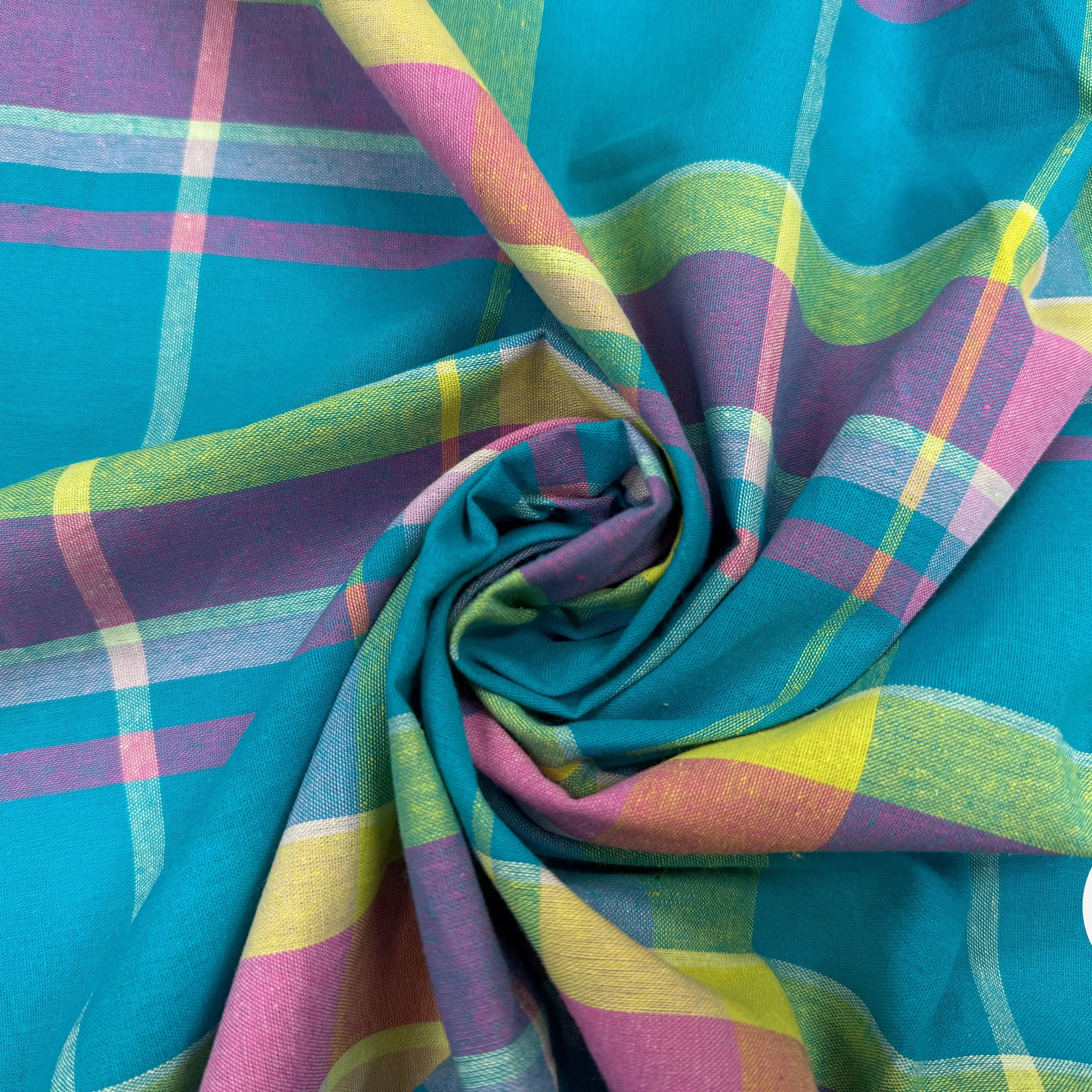 TISSUS MADRAS CARREAUX - My Little Coupon