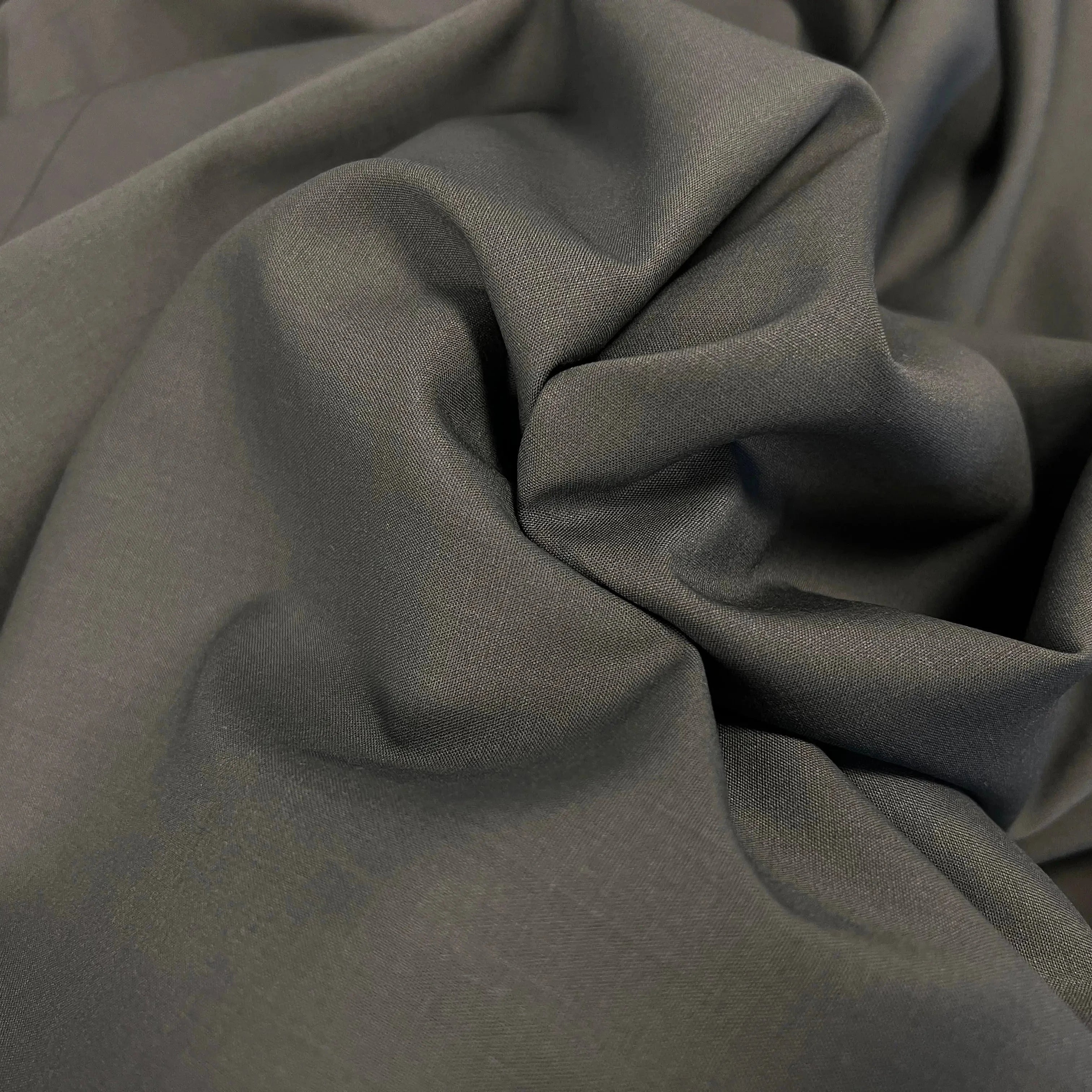 TOILE DE LAINE GRIS MASTIC - coupon de 3 mètres - My Little Coupon - tissu - coudre