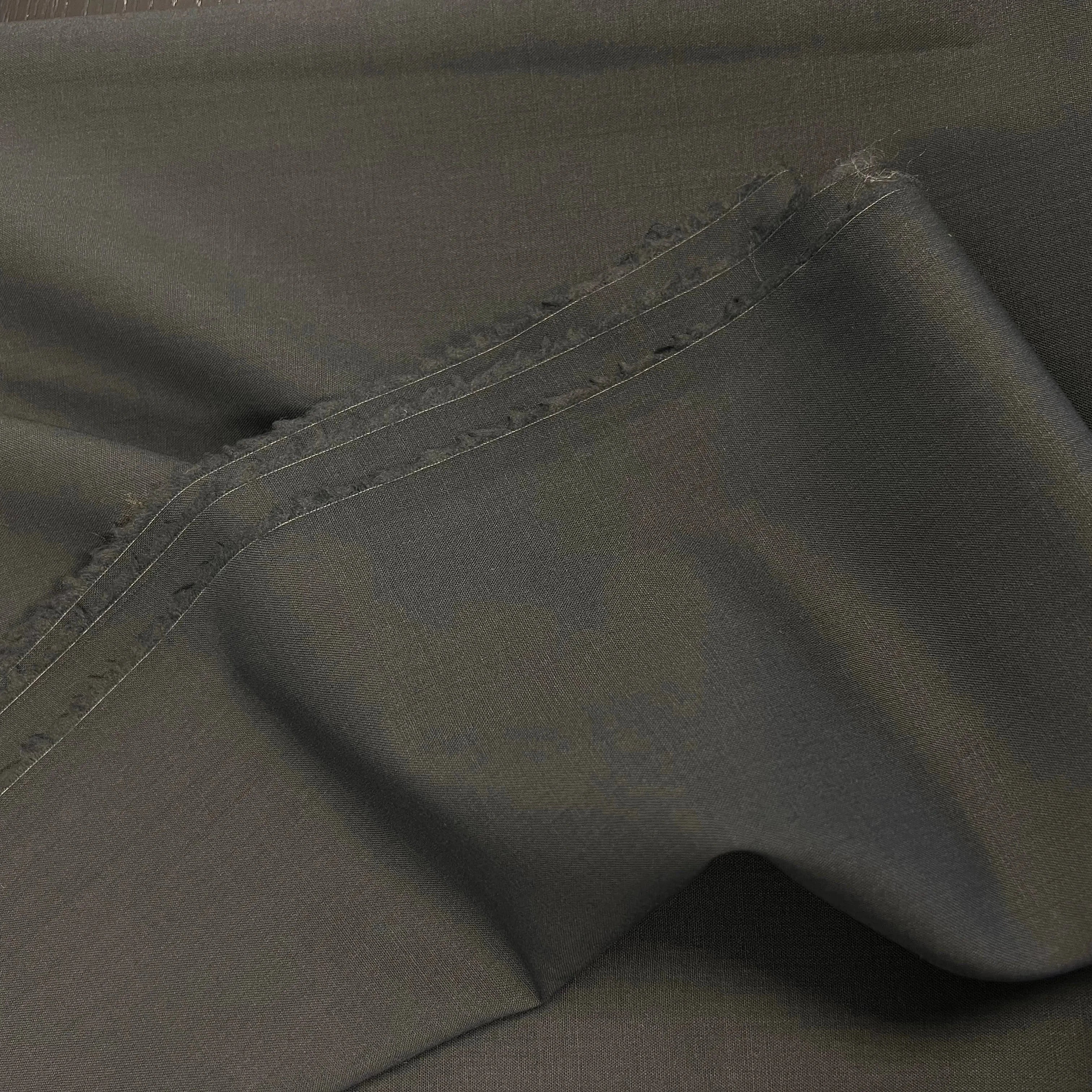 TOILE DE LAINE GRIS MASTIC - coupon de 3 mètres - My Little Coupon - tissu - coudre