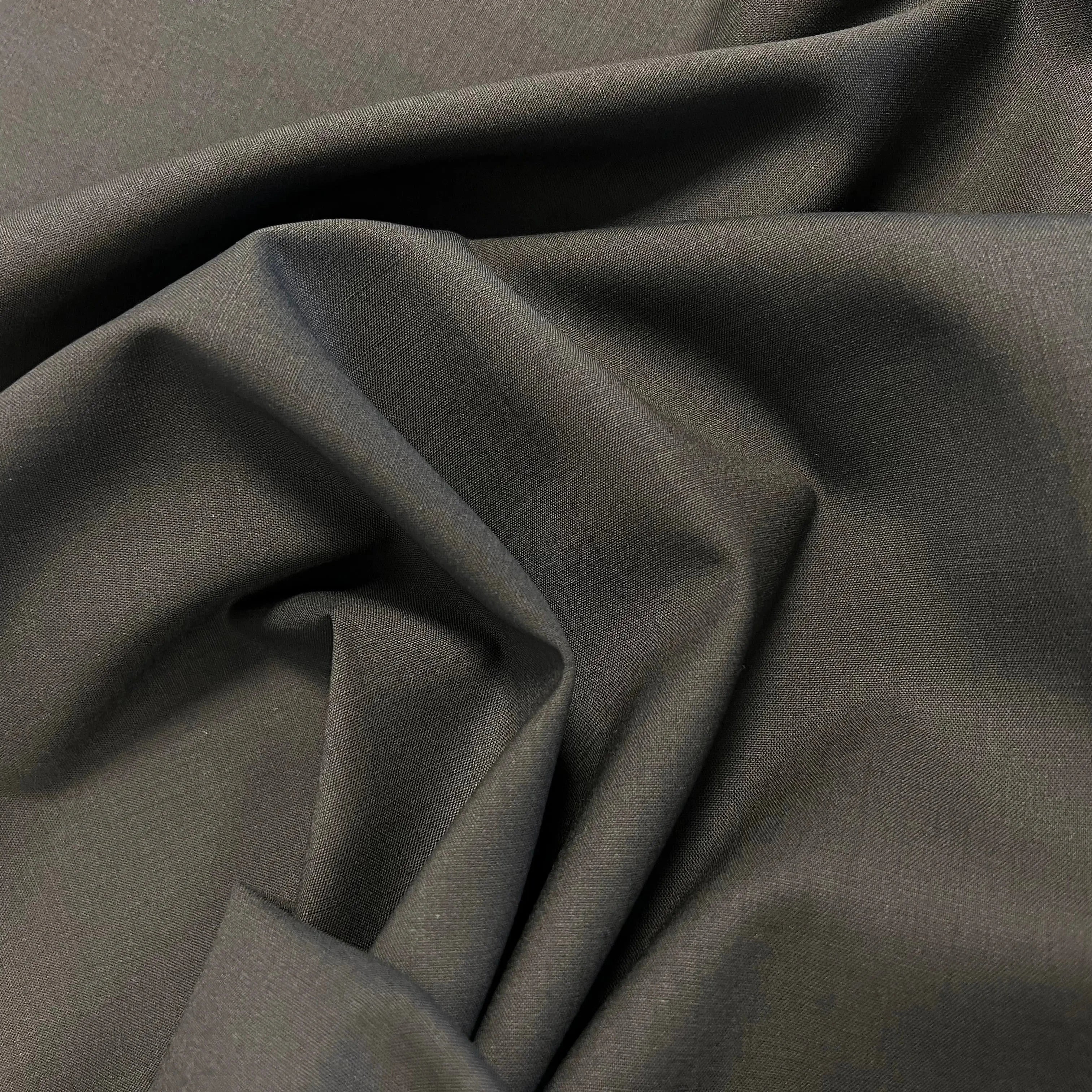 TOILE DE LAINE GRIS MASTIC - coupon de 3 mètres - My Little Coupon - tissu - coudre