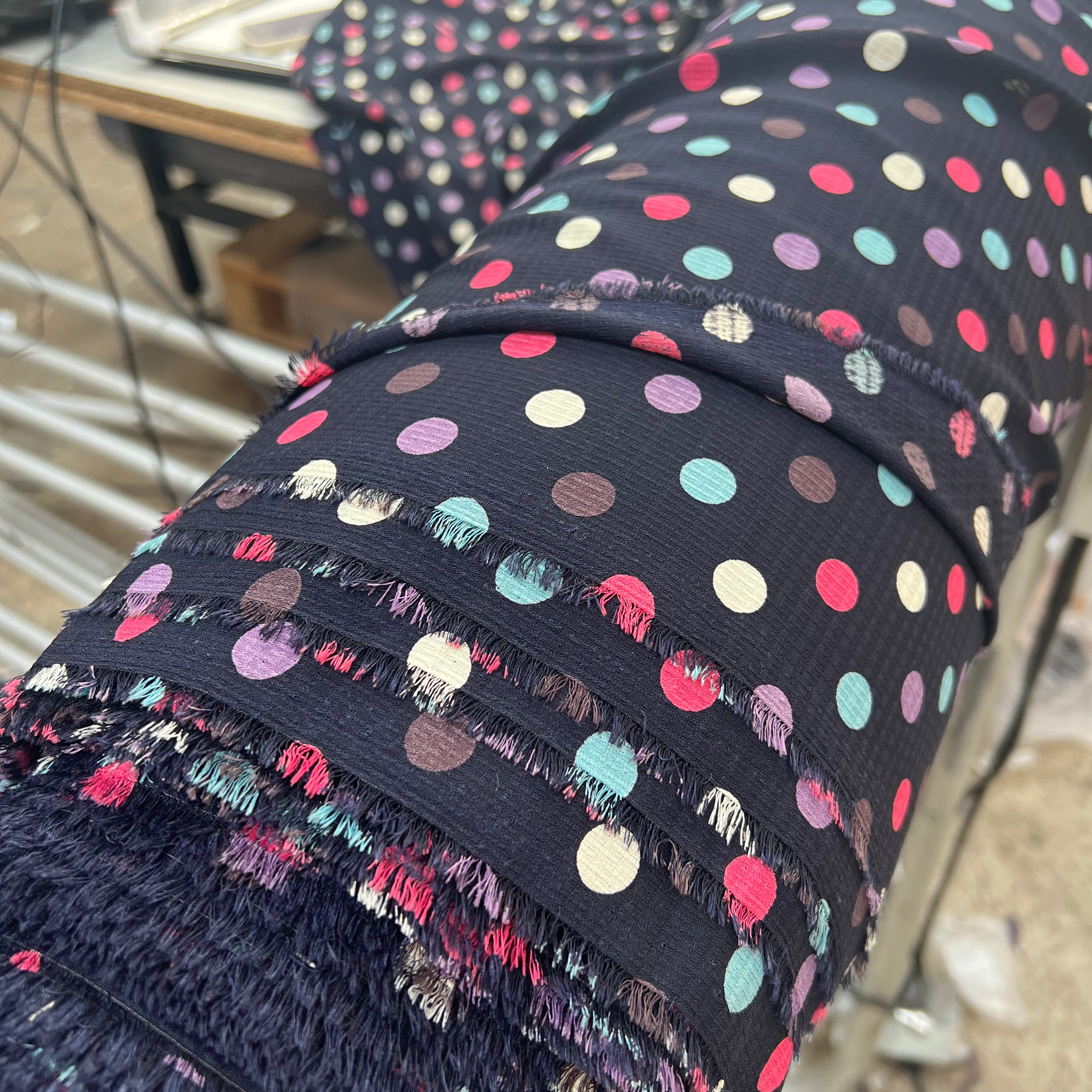 TOILE FAÇONNÉE IMPRESSION BOUTONS MULTICOLORES MLC INTERN