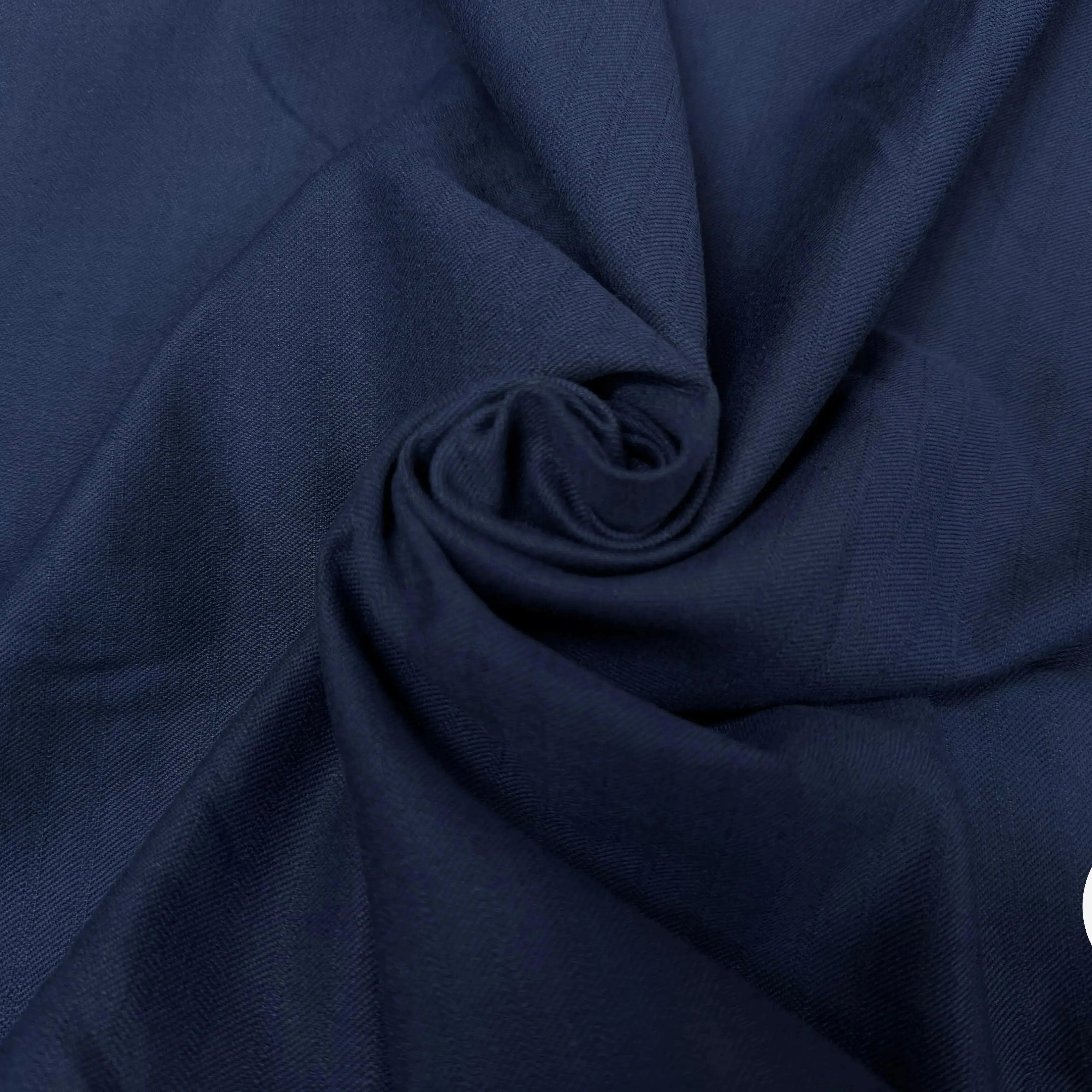 TOILE LOURDE COTON LIN ESPRIT COUTIL NAVY - My Little Coupon