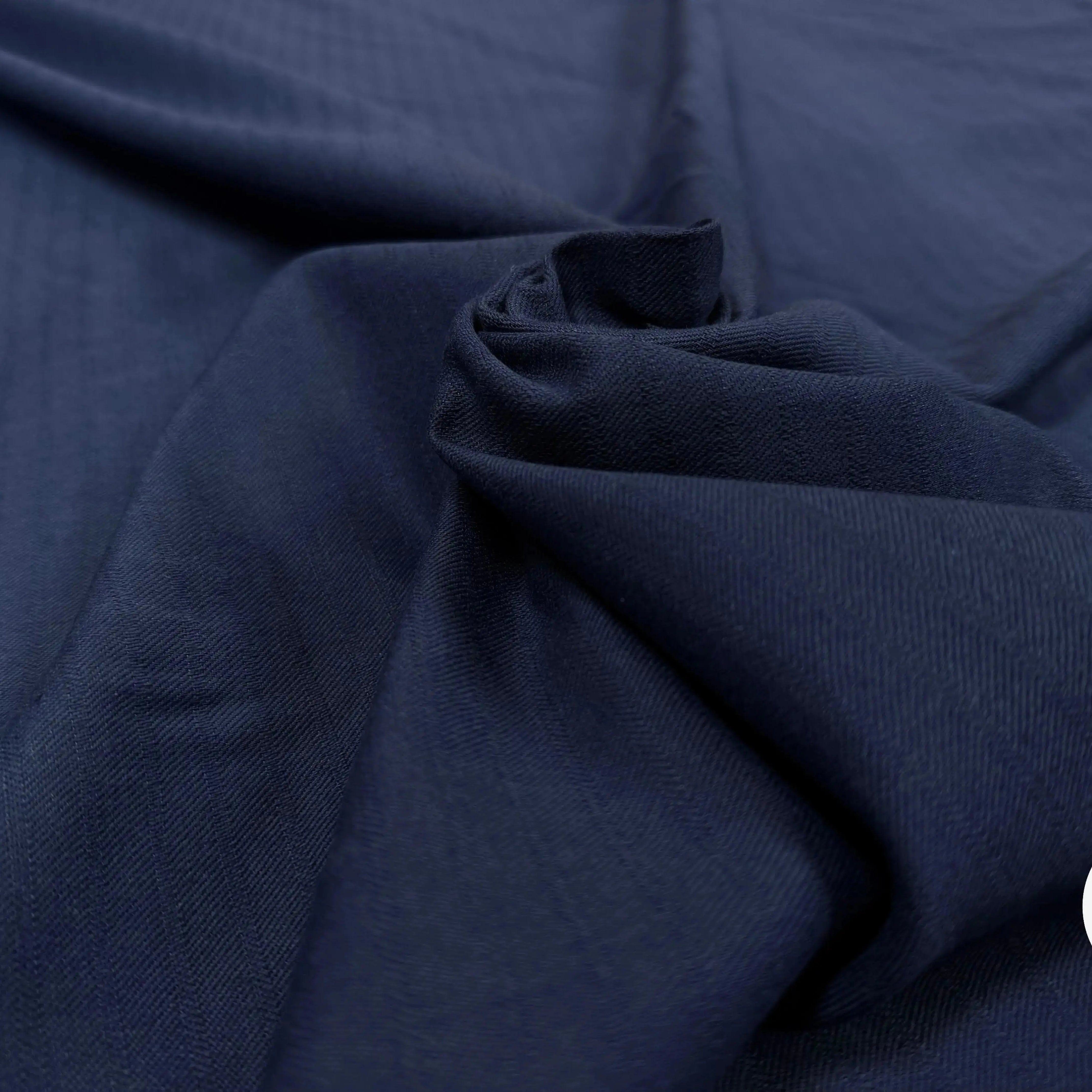 TOILE LOURDE COTON LIN ESPRIT COUTIL NAVY - My Little Coupon