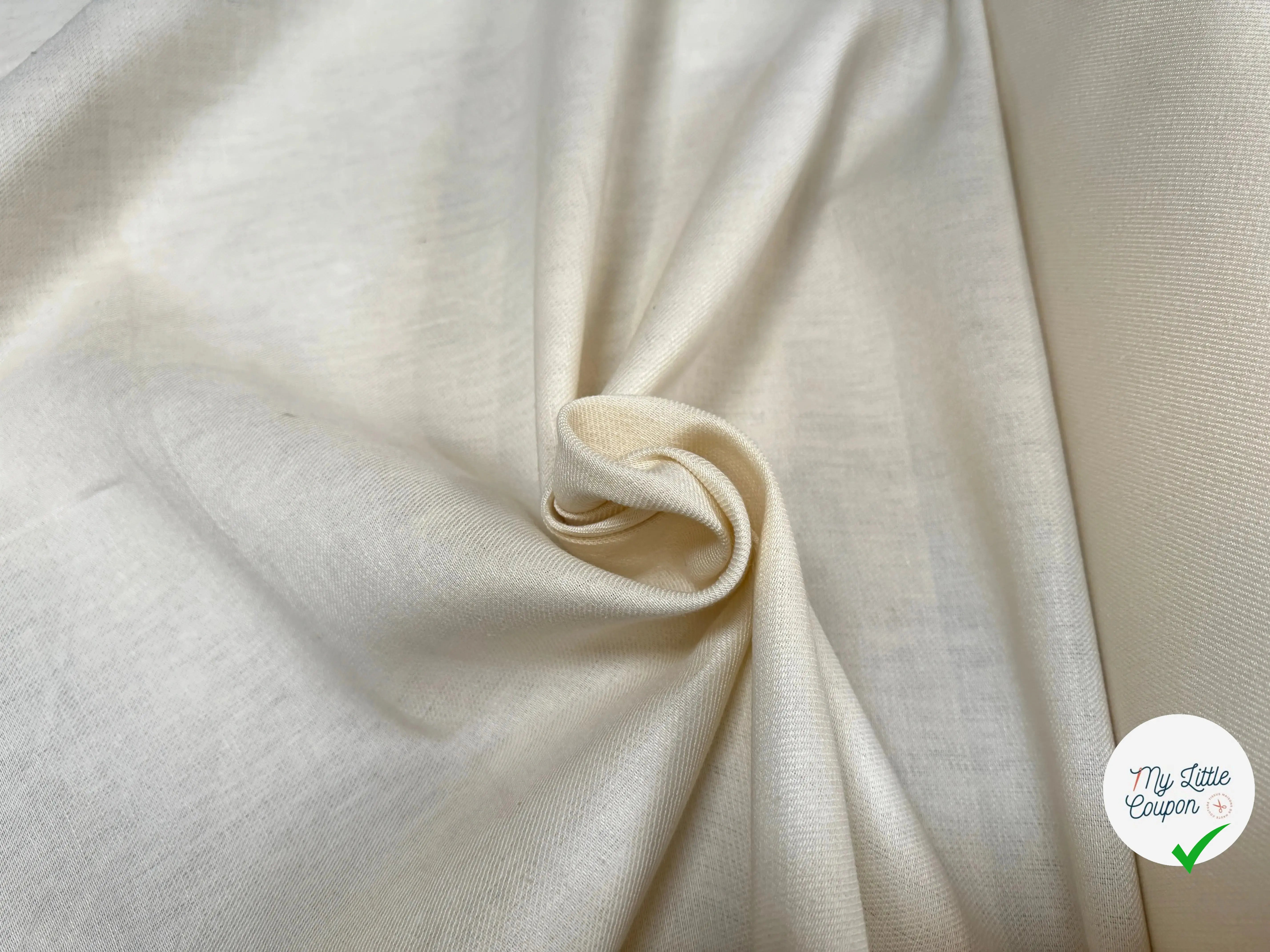 TOILE NATTÉ COTON NATUREL DRUE - My Little Coupon