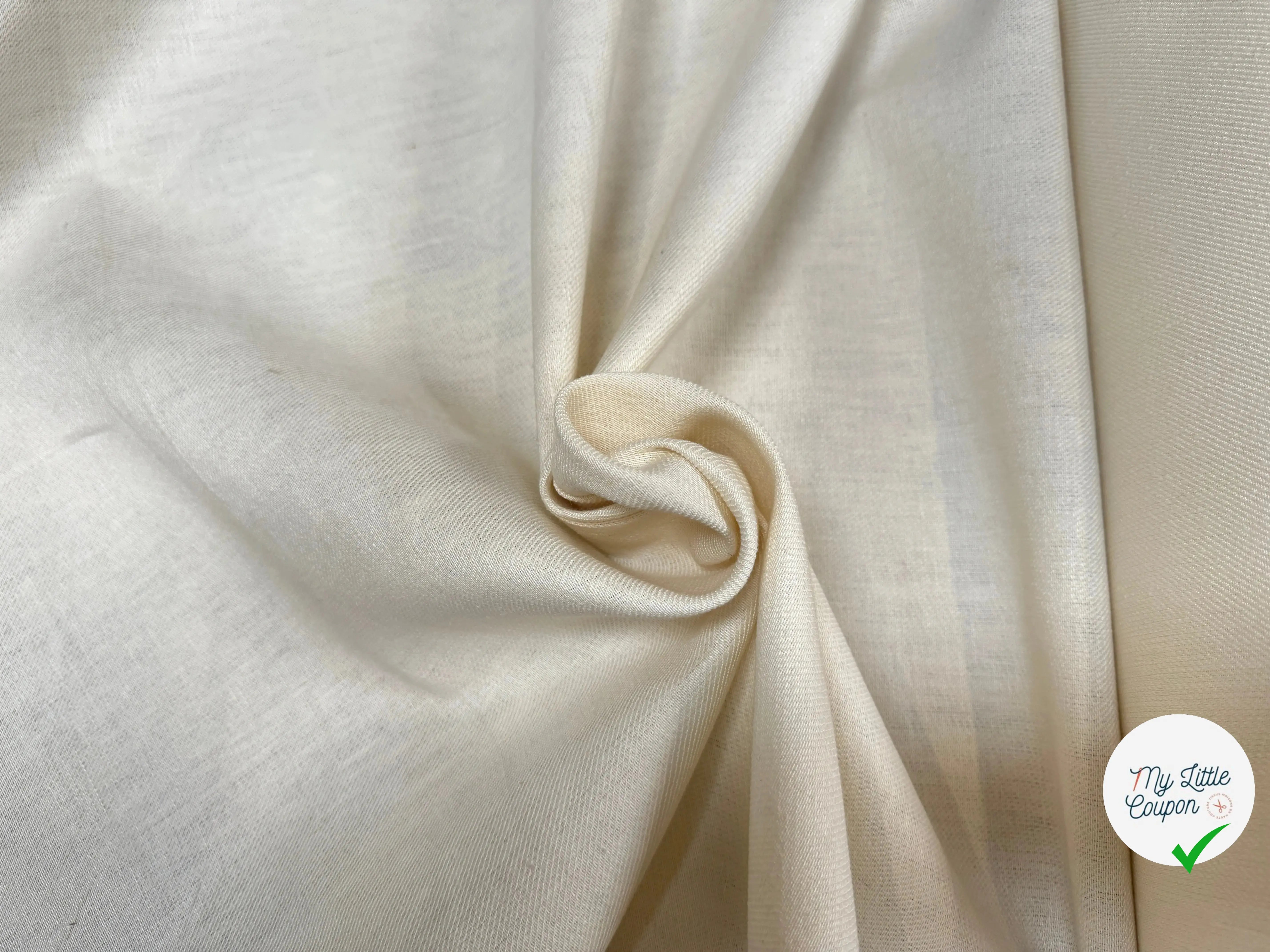 TOILE NATTÉ COTON NATUREL DRUE - My Little Coupon