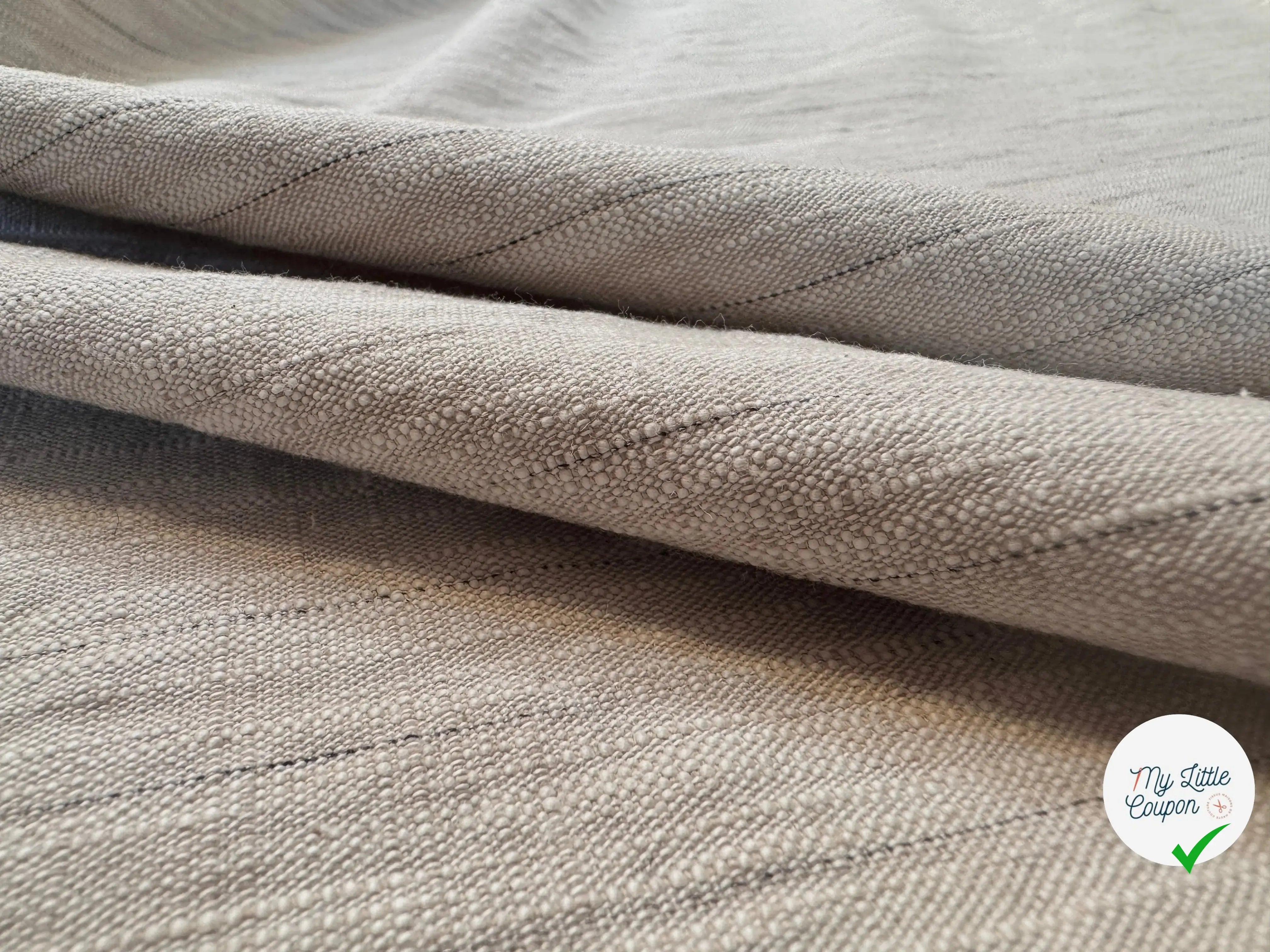 TOILE NATTEE DE COTON RAYEE - My Little Coupon