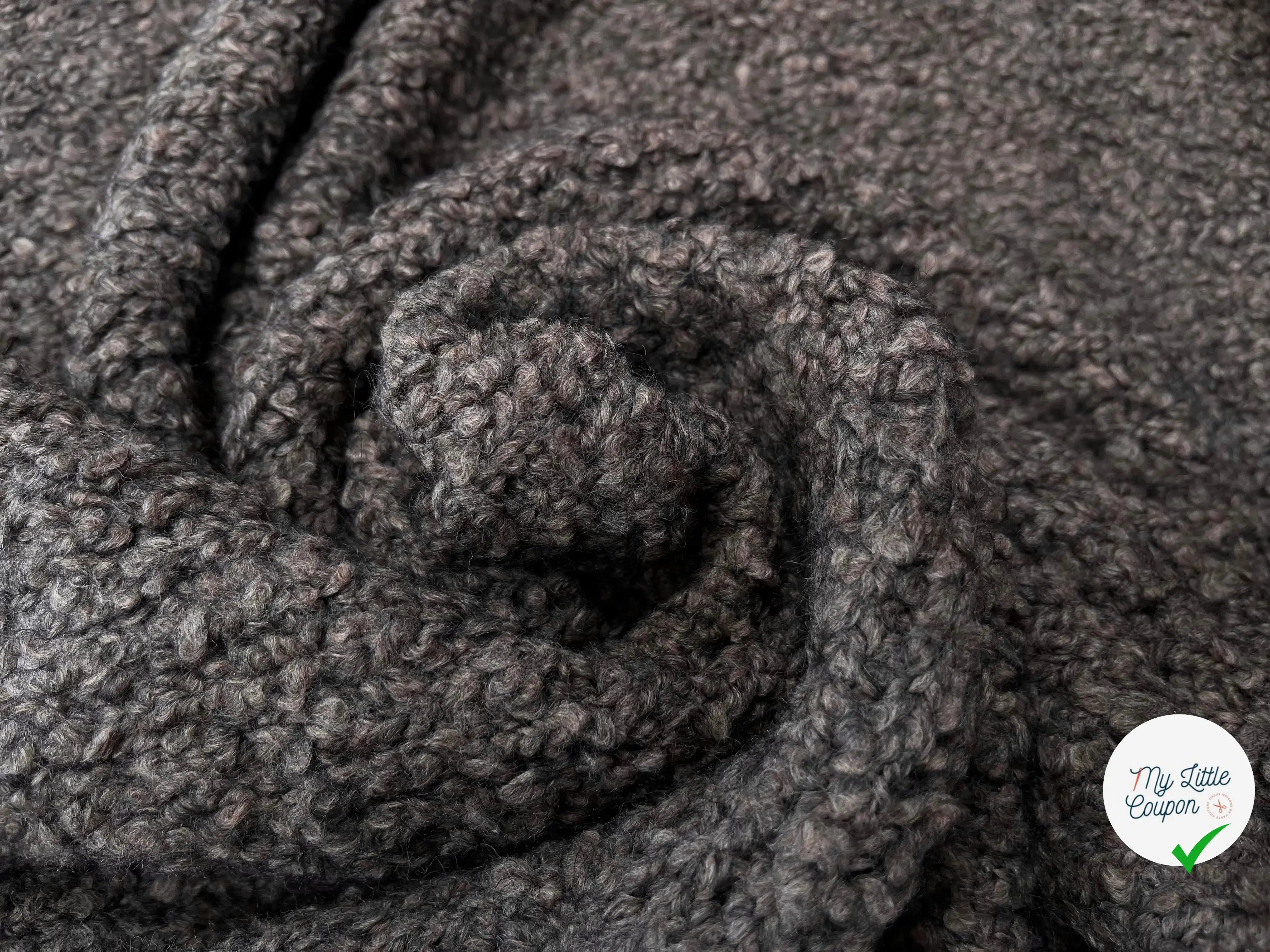 TWEED BOUCLETTE TAUPE - My Little Coupon