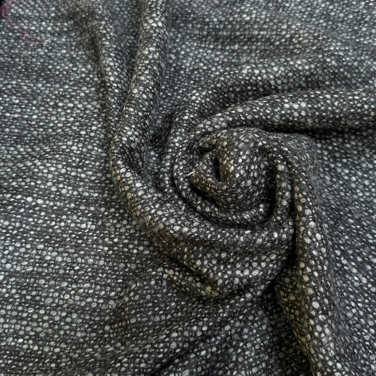 (Chute) TWEED DE LAINE BOUCLETTE SUBLIME GRIS CHINÉ - My Little Coupon