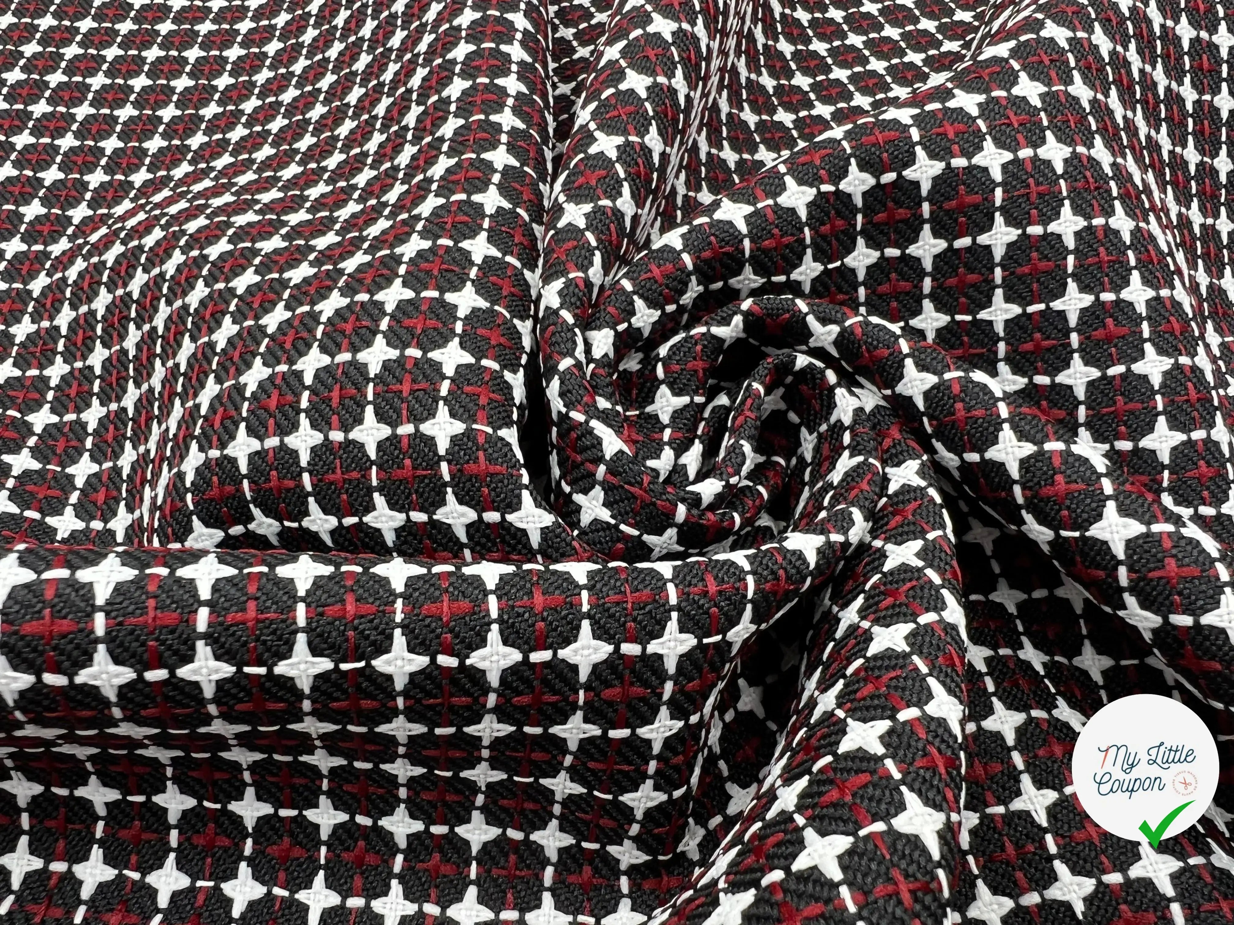 TWEED TAILLEUR NID D'ABEILLES ROYALES - My Little Coupon - tissu - coudre