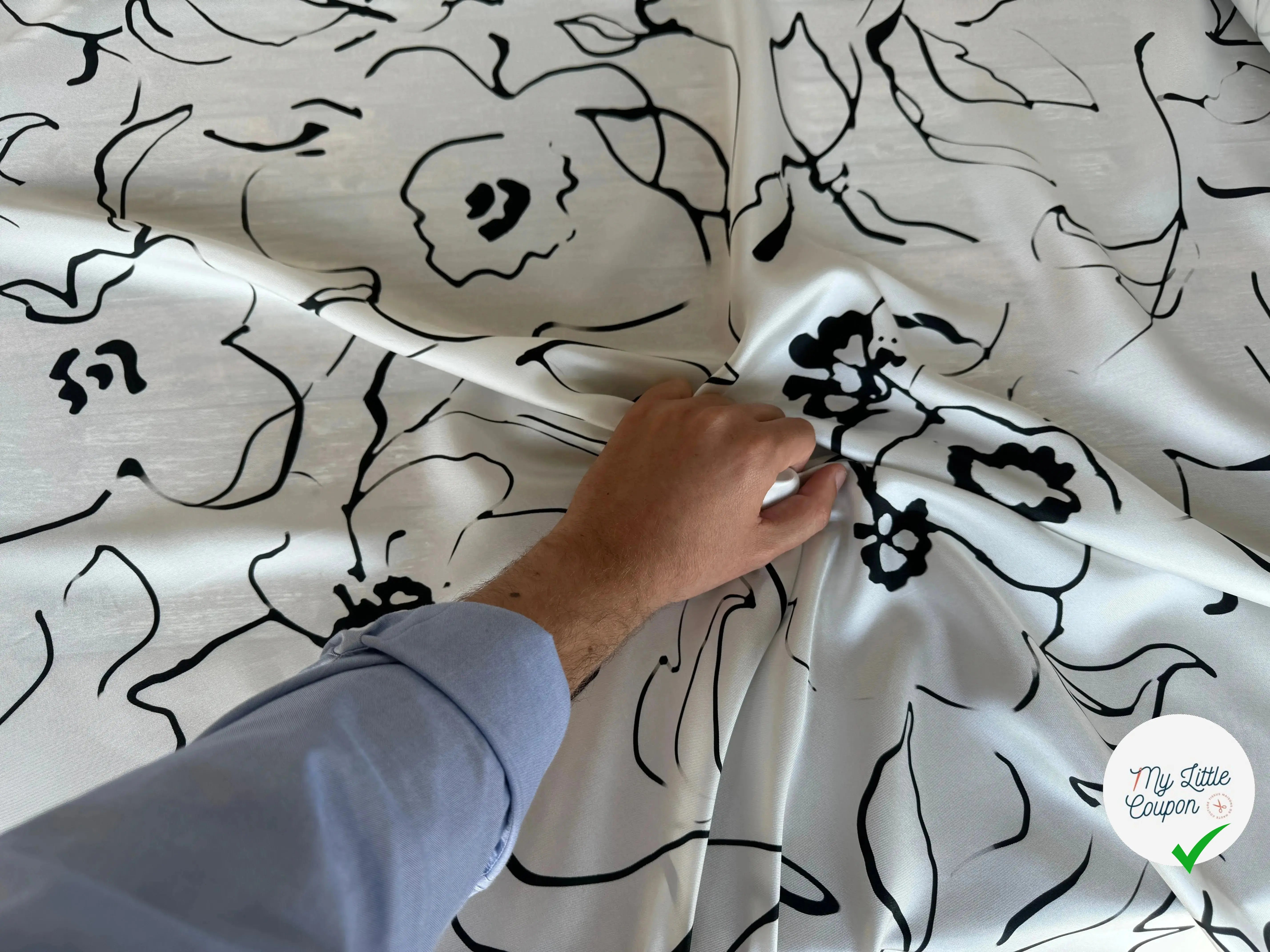 TWILL DE SOIE MAGNIFIENZA ITALIANA - My Little Coupon