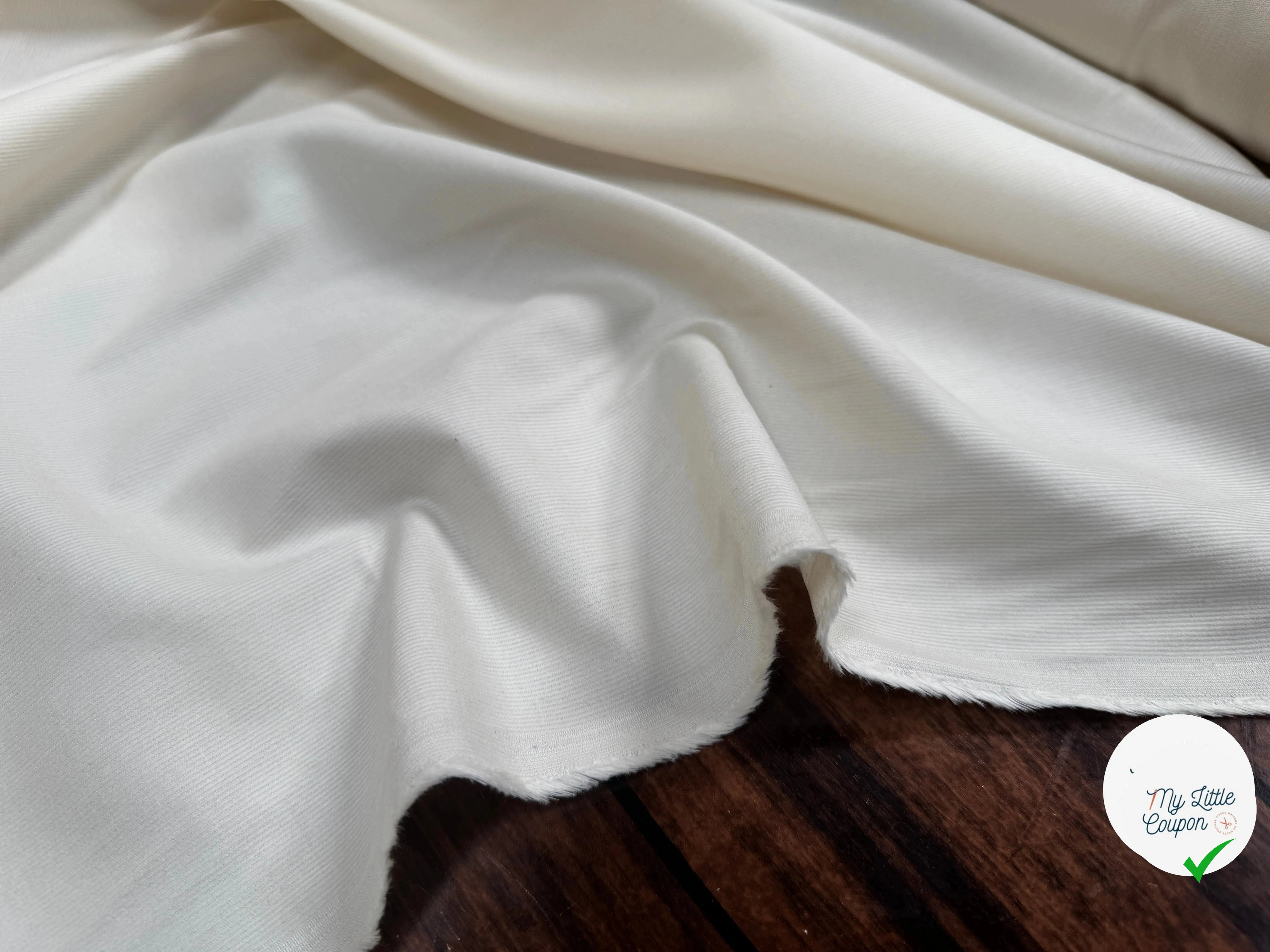 VELOURS 1000 RAIES UNI ÉCRU 145 - My Little Coupon
