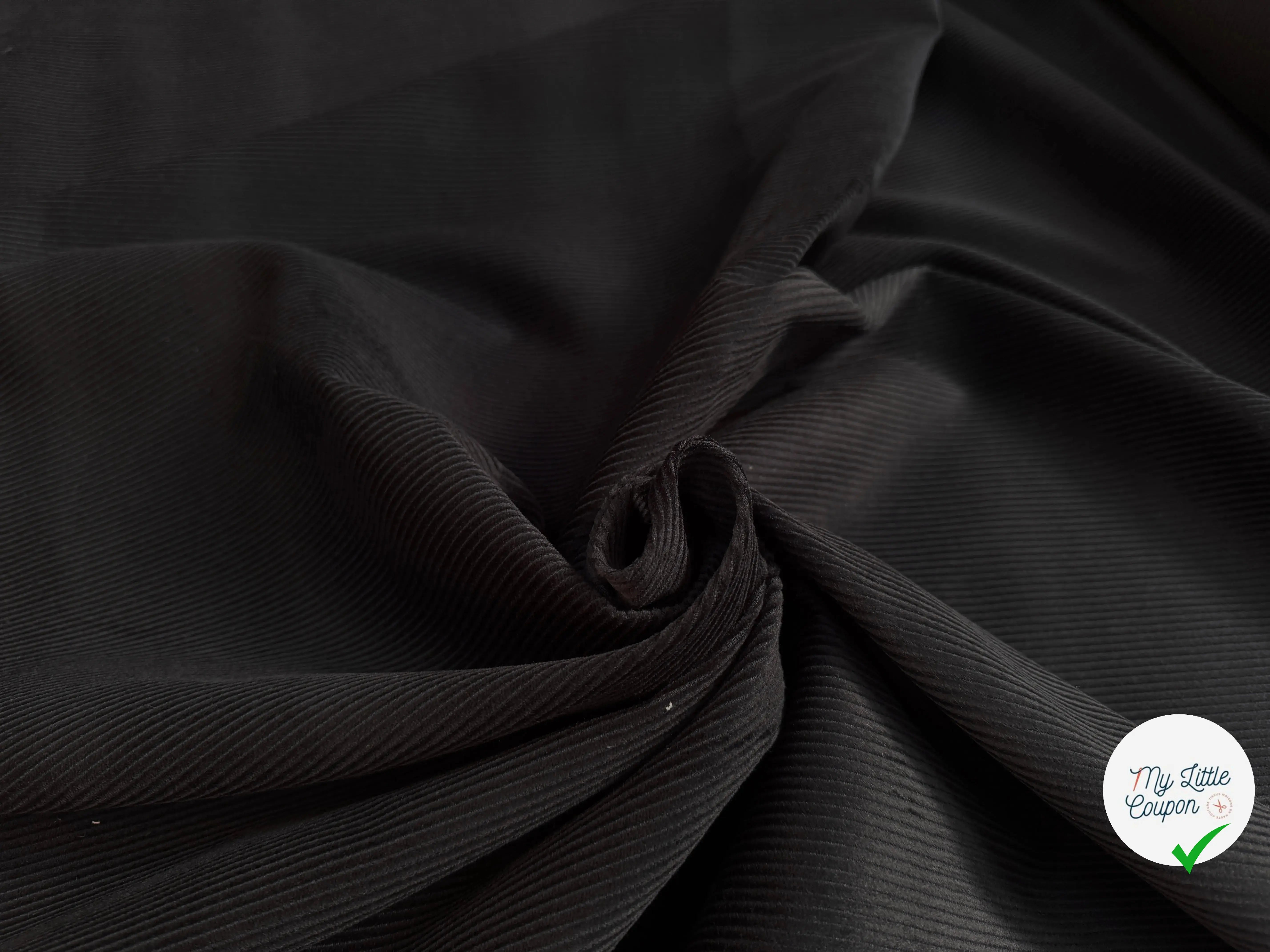 VELOURS 500 RAIES UNI NOIR 150 - My Little Coupon