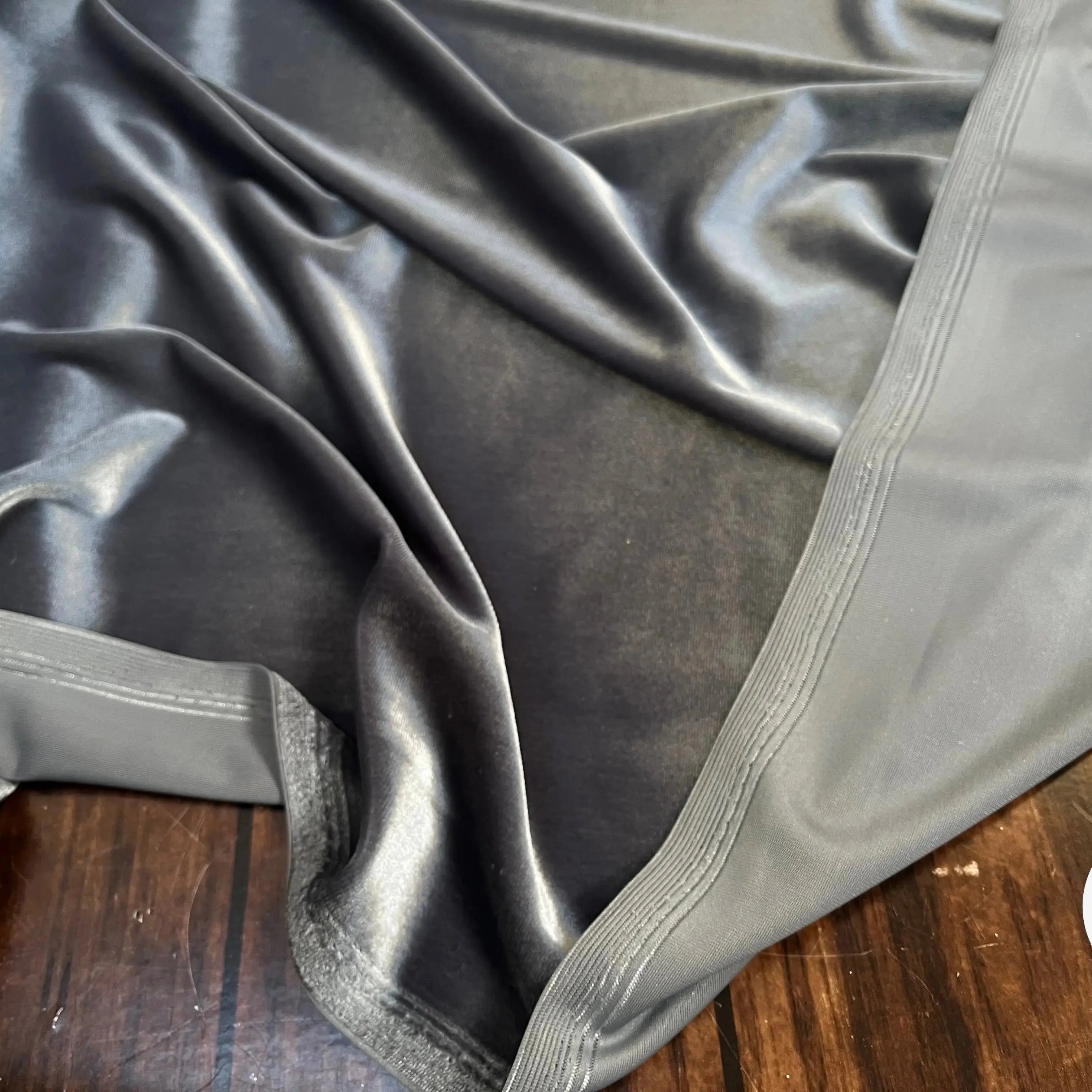 VELOURS CARVICO MAILLE STRETCH GRIS ARGENT - My Little Coupon