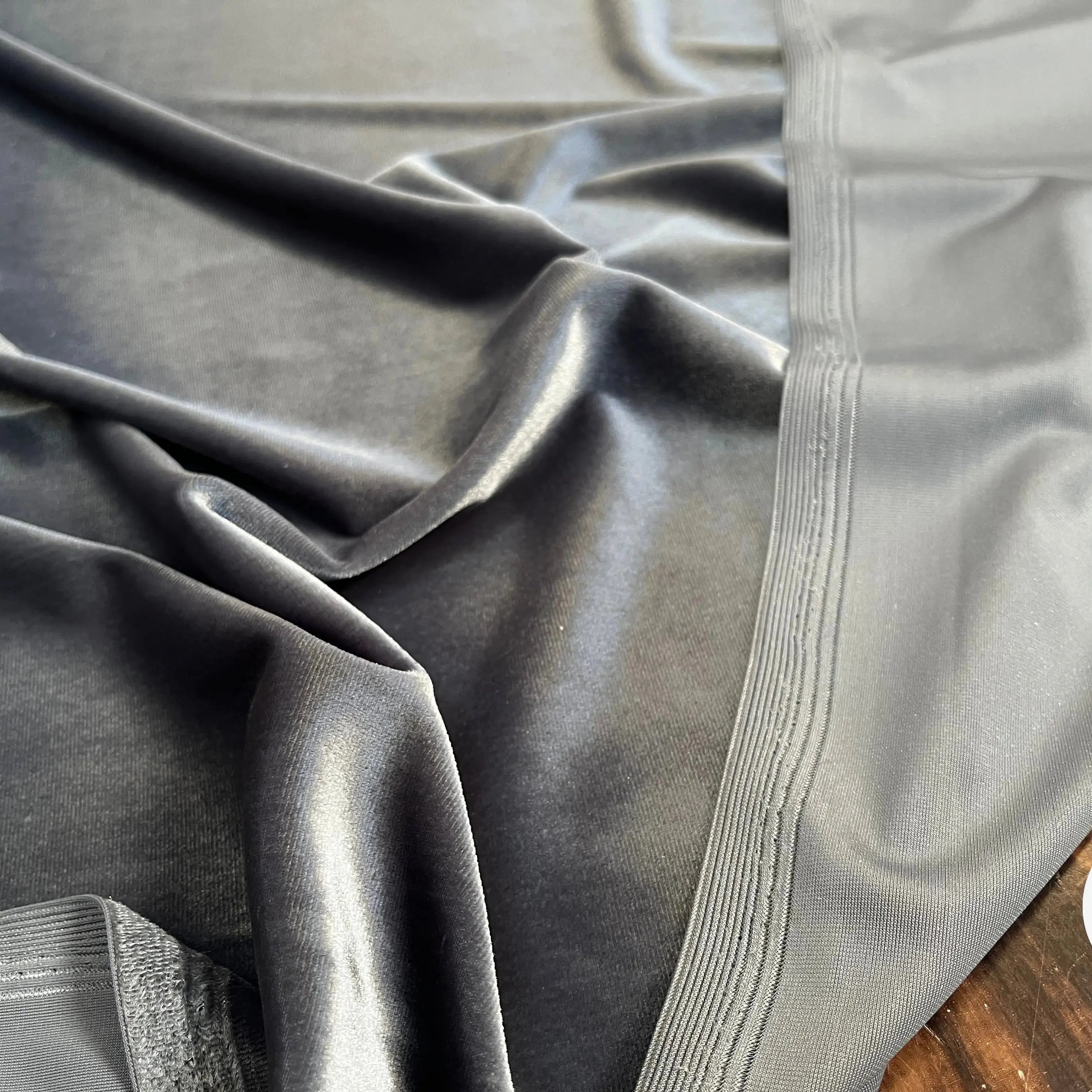 VELOURS CARVICO MAILLE STRETCH GRIS ARGENT - My Little Coupon