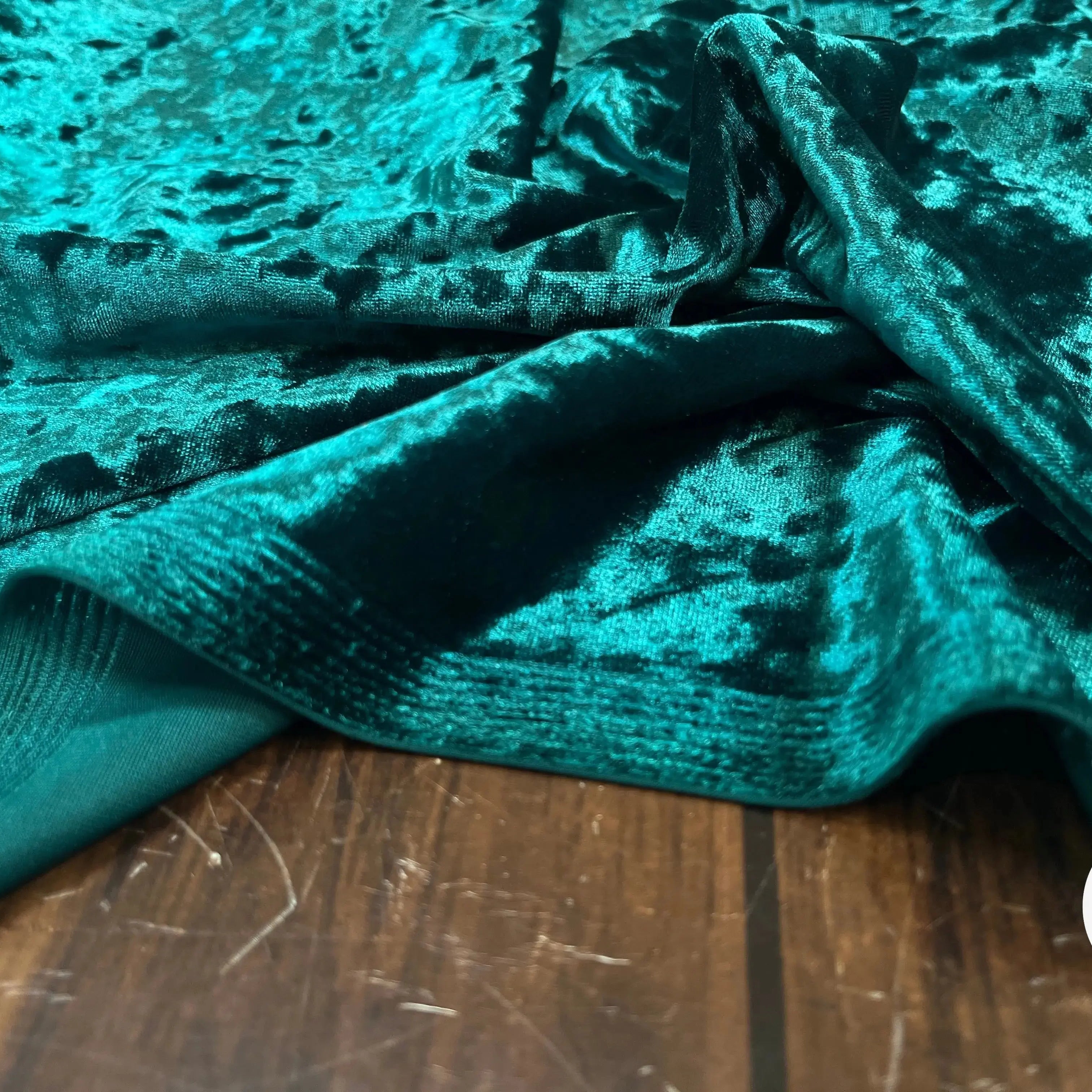 VELOURS CARVICO MAILLE STRETCH VERT - My Little Coupon