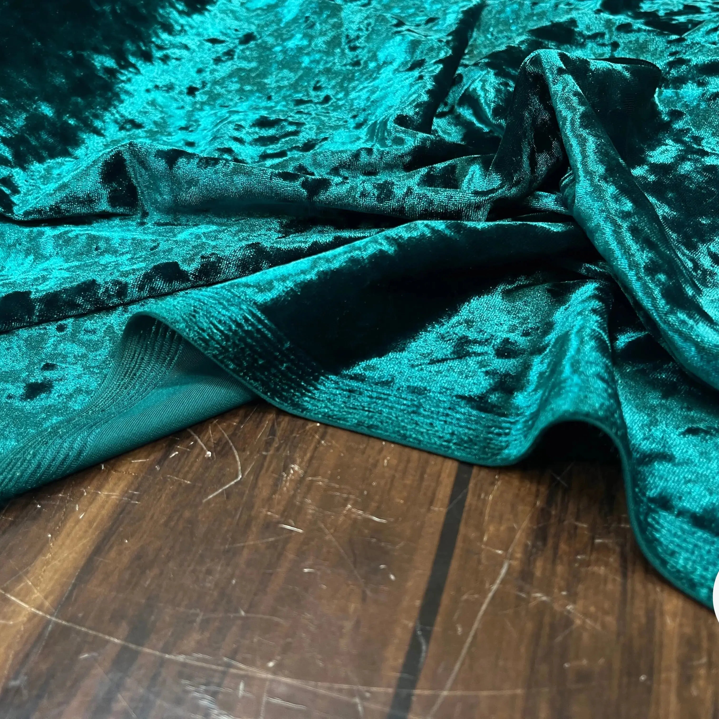 VELOURS CARVICO MAILLE STRETCH VERT - My Little Coupon