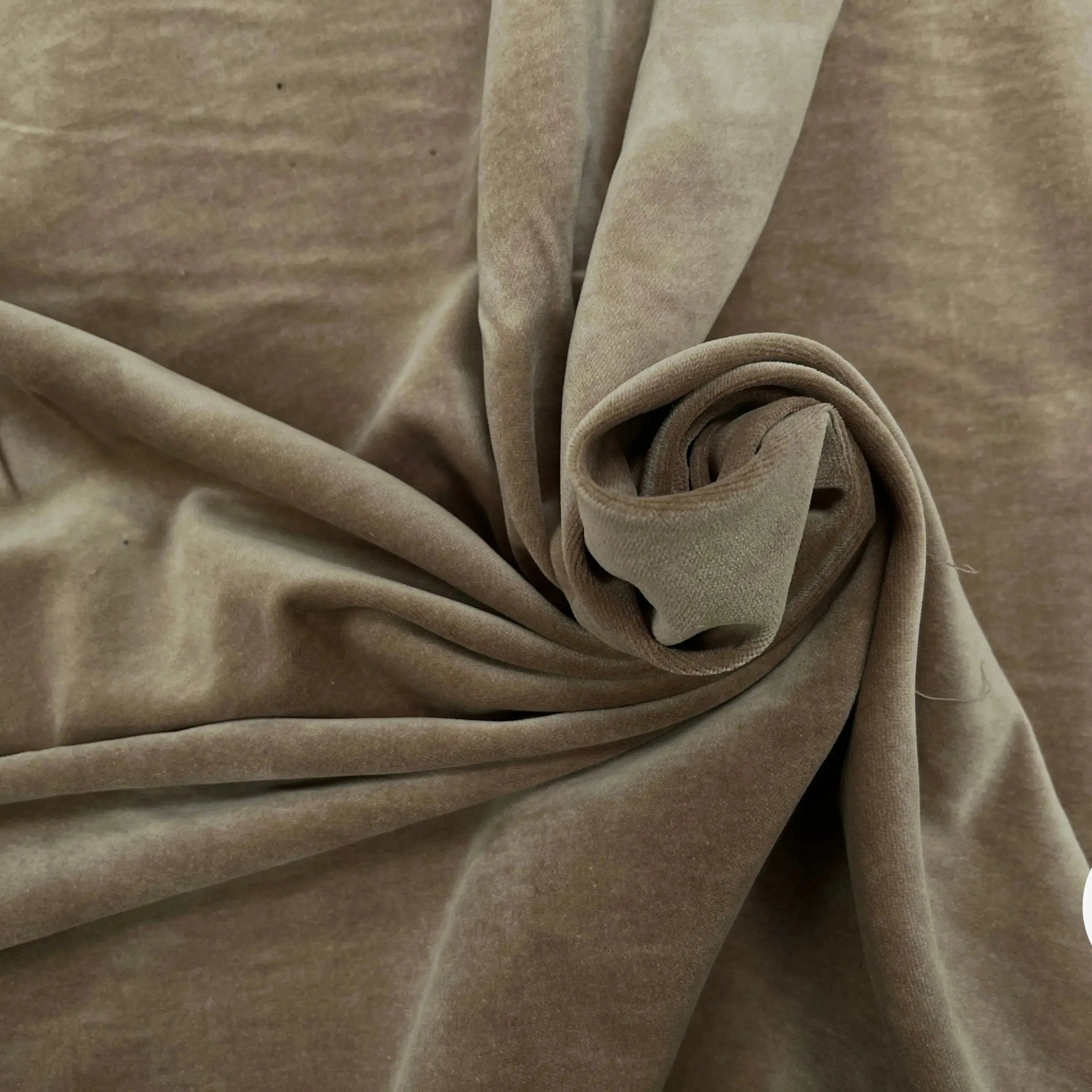 VELOURS LISSE COTON MIEL ITALIEN - My Little Coupon