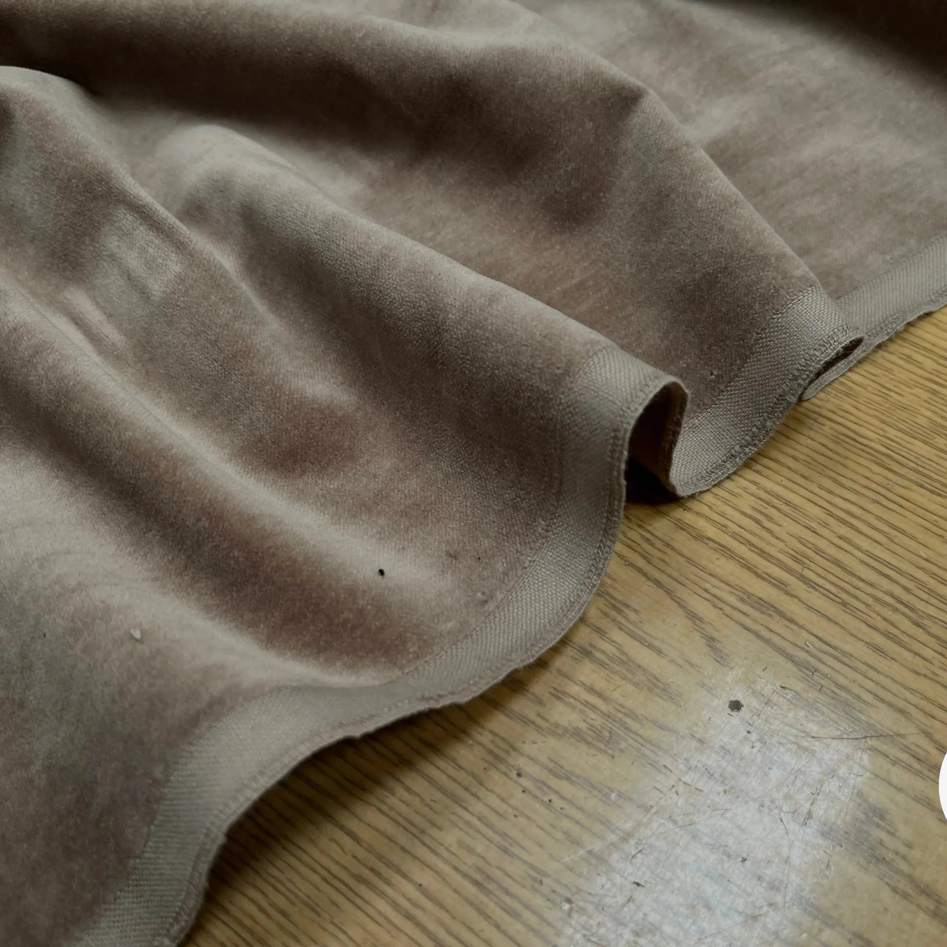 VELOURS LISSE COTON MIEL ITALIEN - My Little Coupon