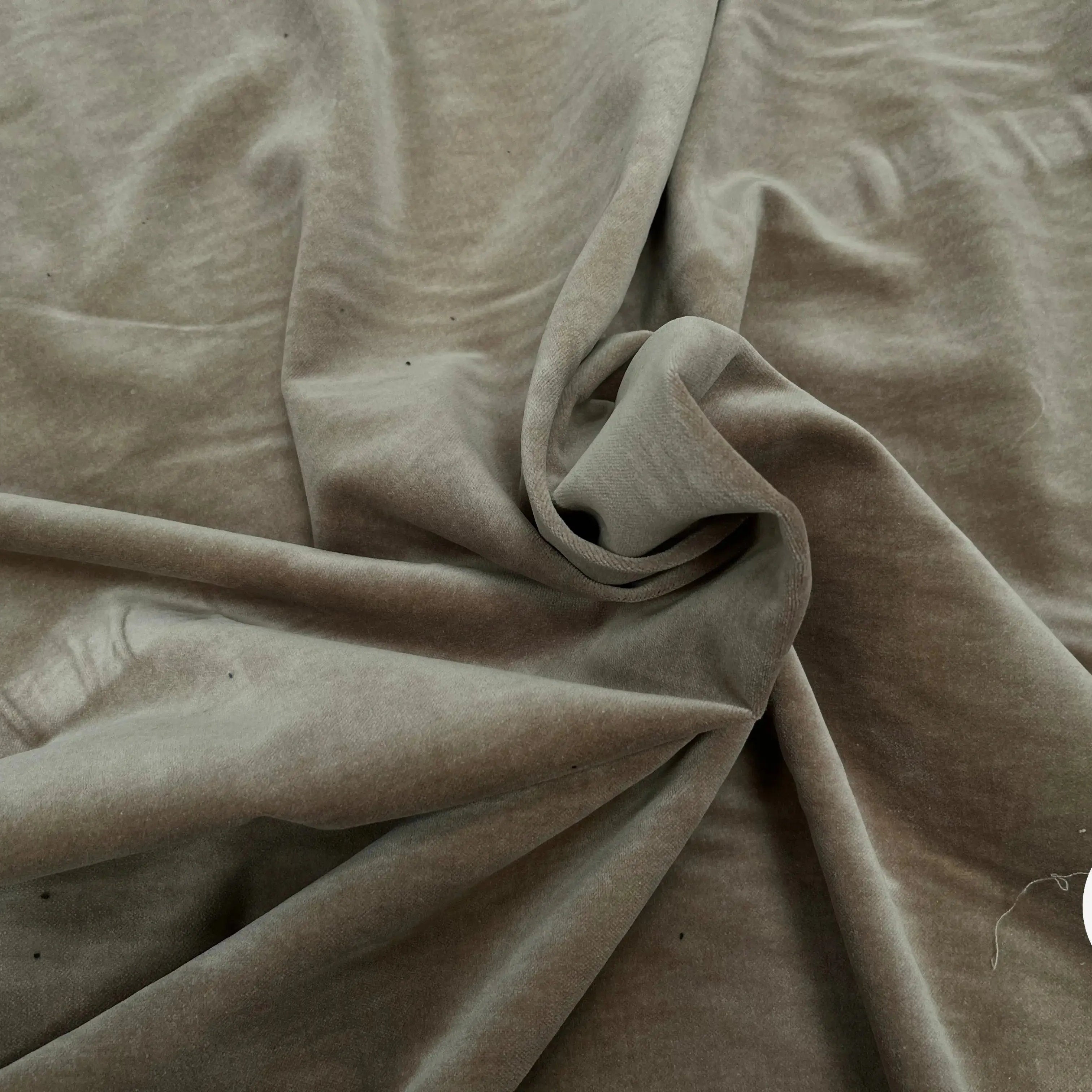 VELOURS LISSE COTON MIEL ITALIEN - My Little Coupon