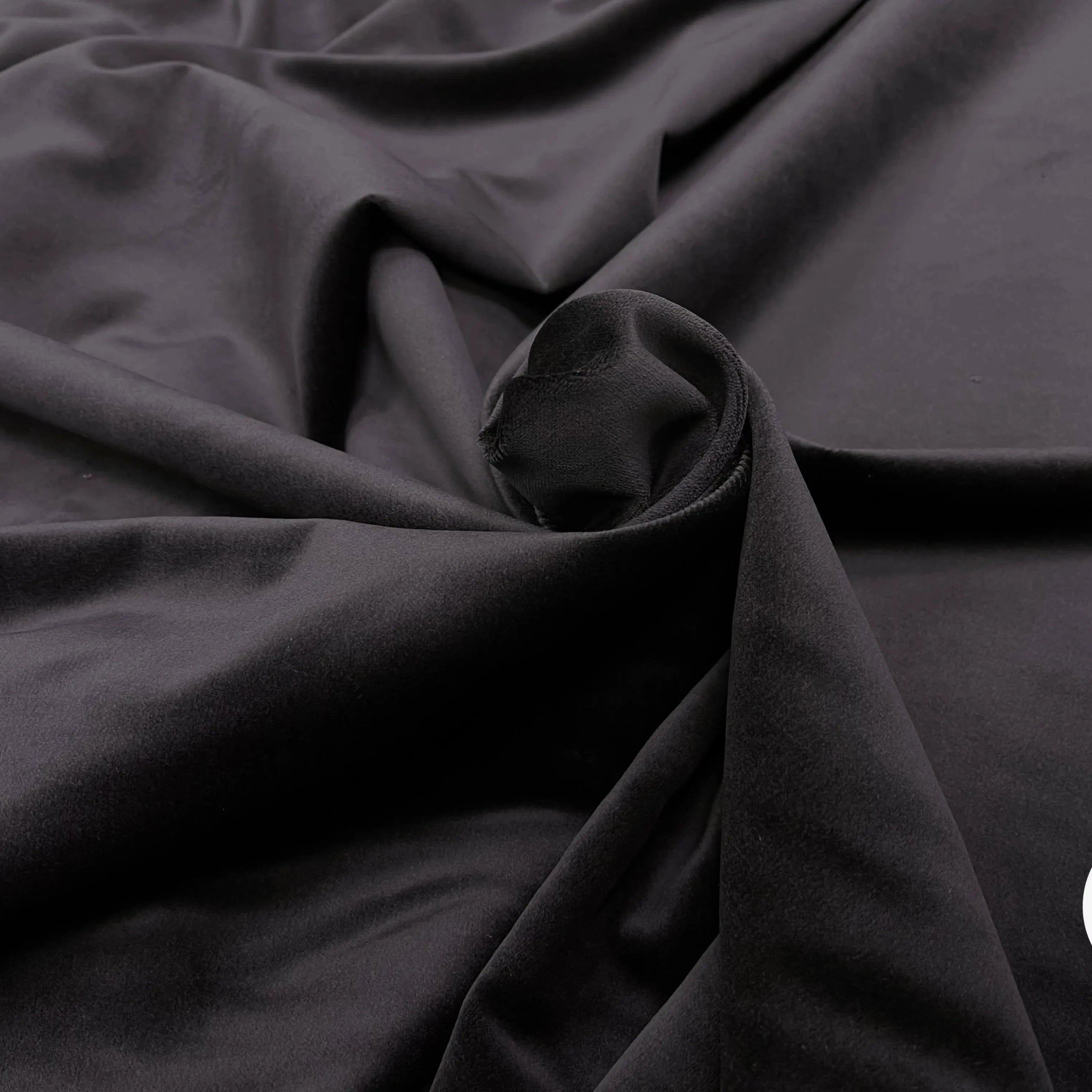 VELOURS LISSE COTON NIEDICK NOIR - My Little Coupon