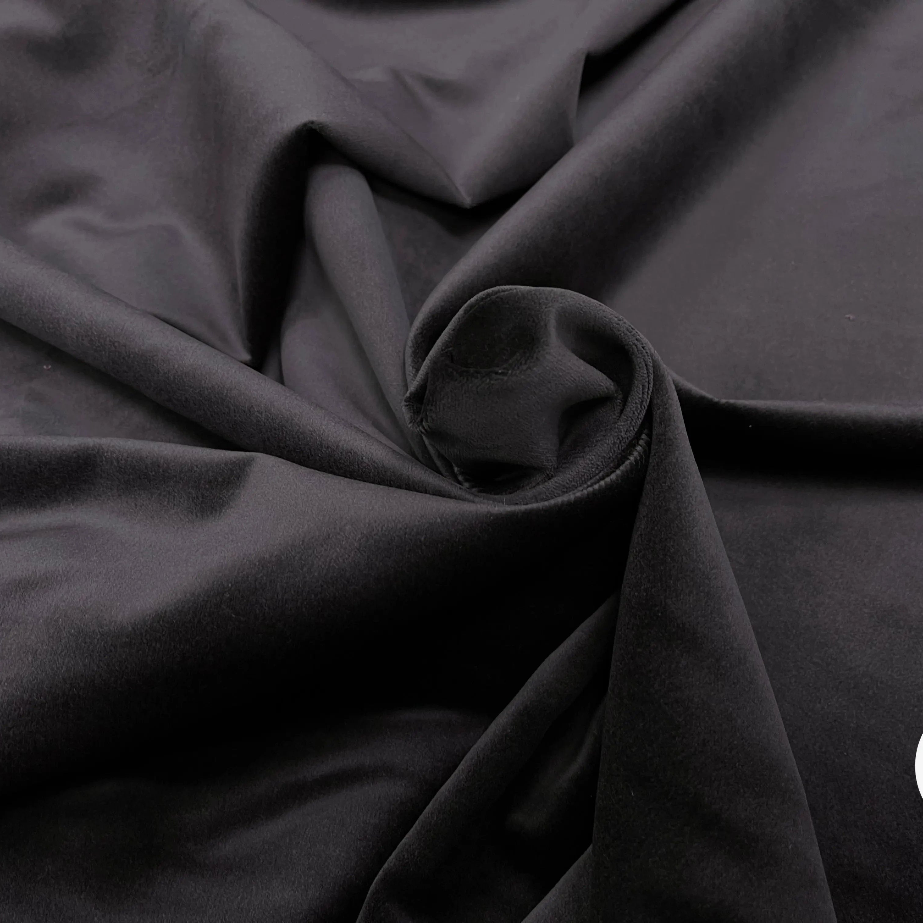 VELOURS LISSE COTON NIEDICK NOIR - My Little Coupon