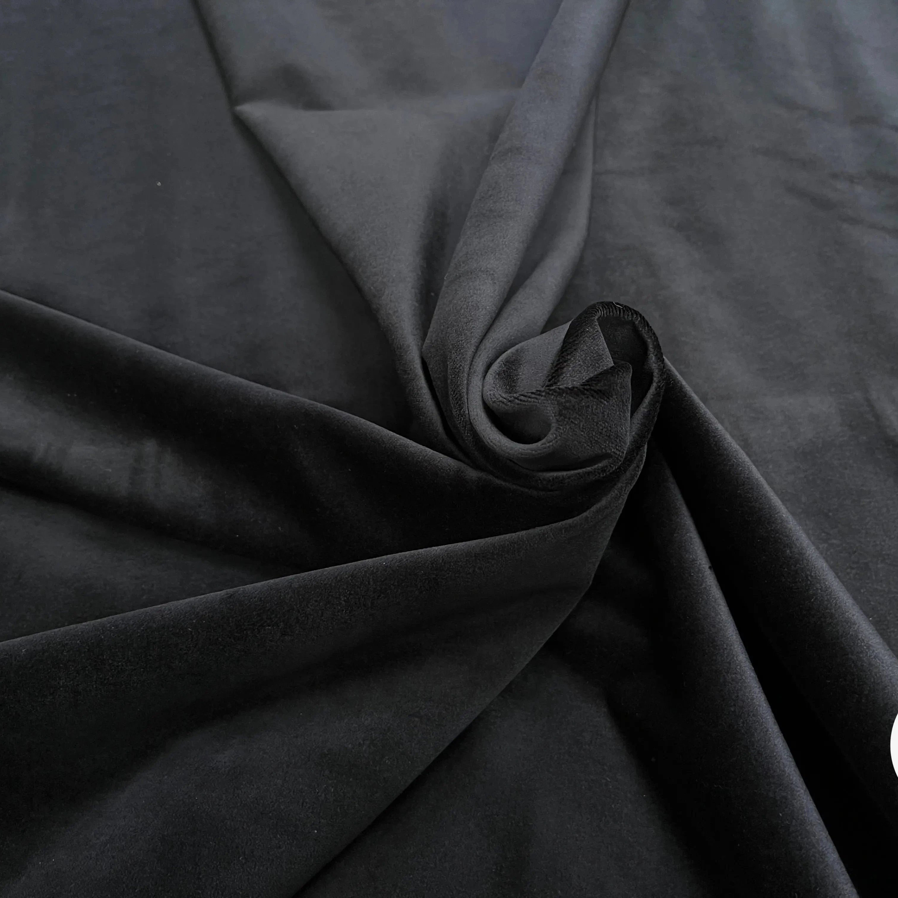 VELOURS LISSE COTON NIEDICK NOIR - My Little Coupon