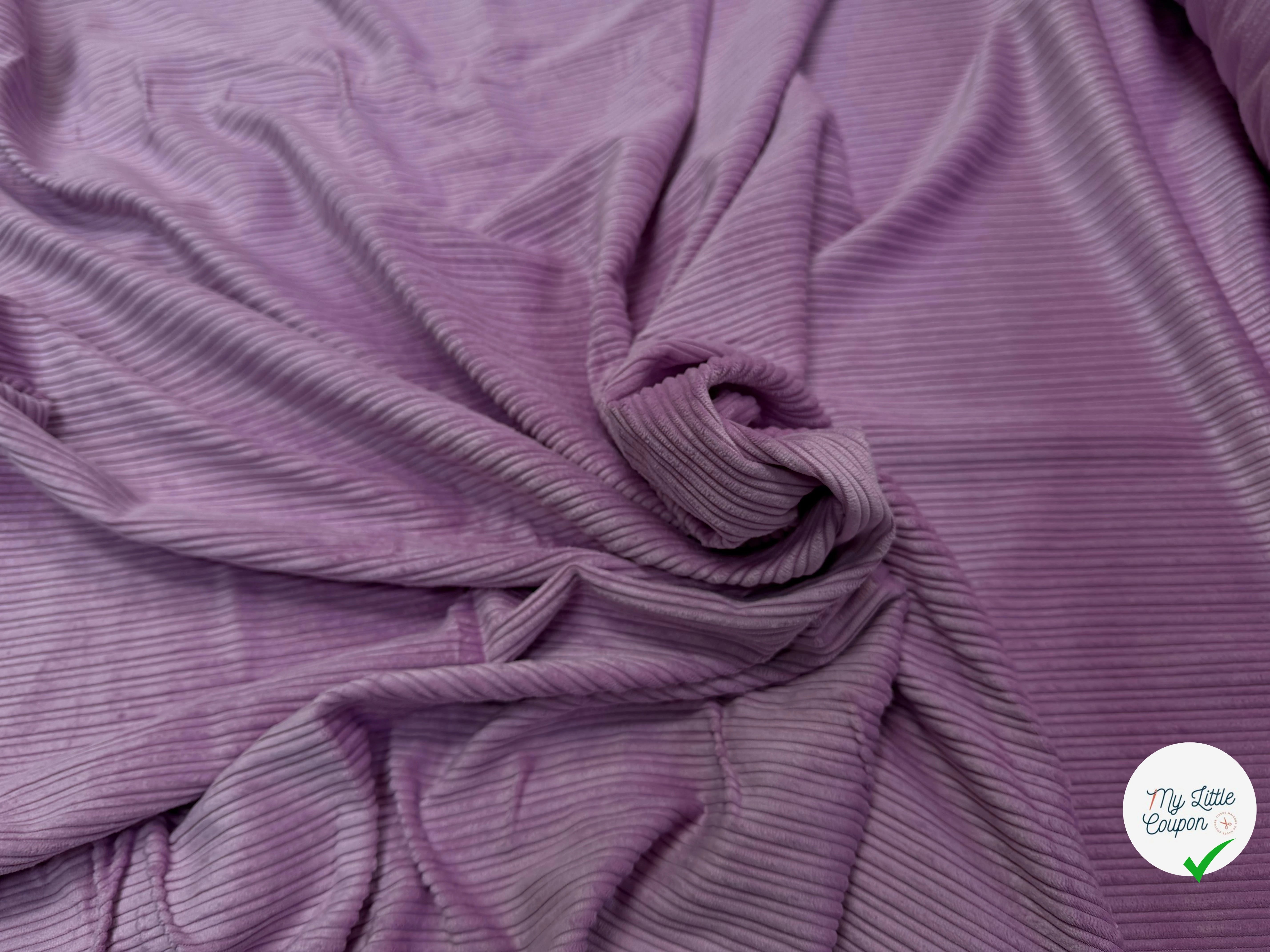 (Chute) VELOURS PUEBELA MAUVE - My Little Coupon