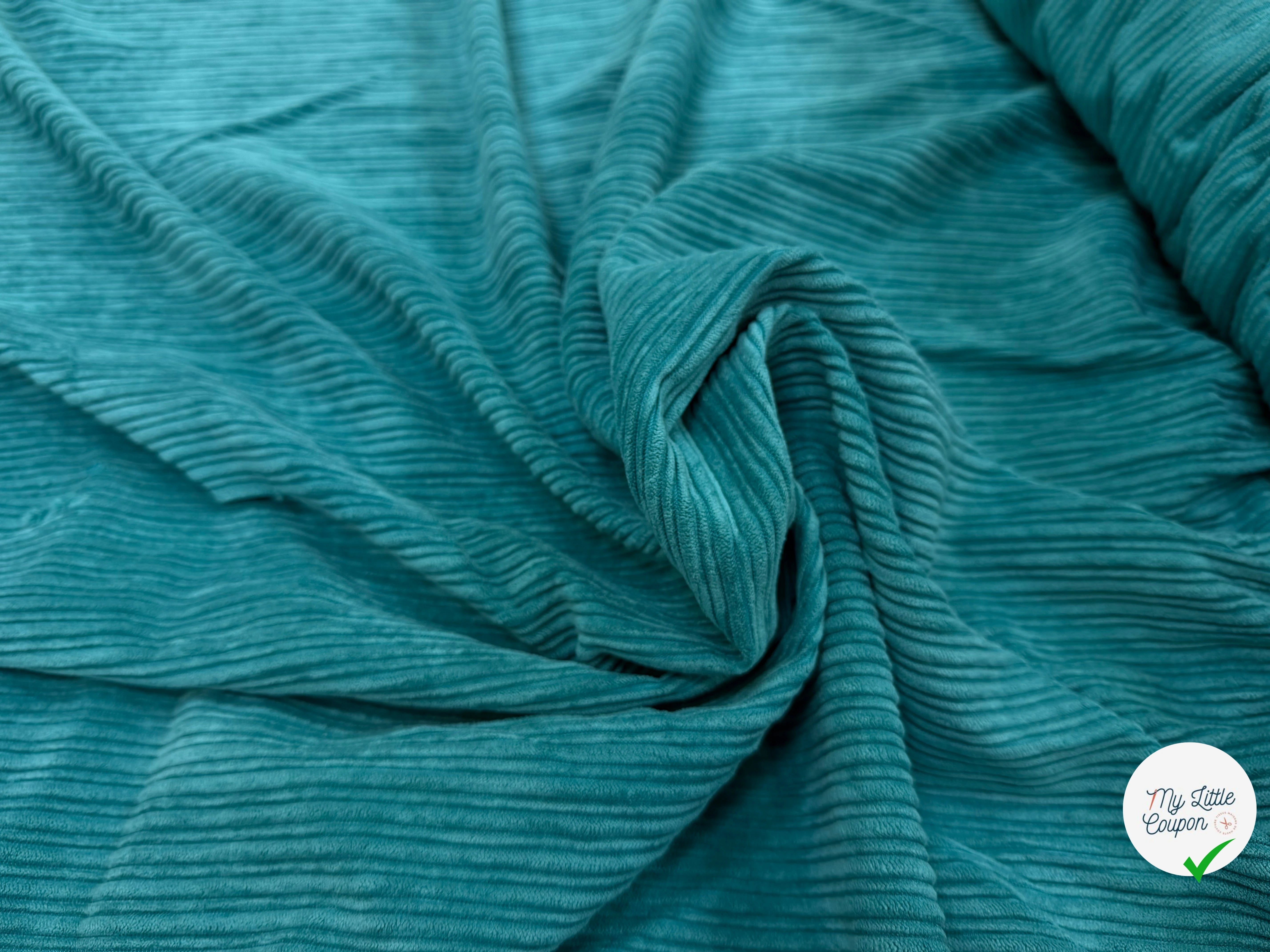 (Chute) VELOURS PUEBELA TURQUOISE - My Little Coupon