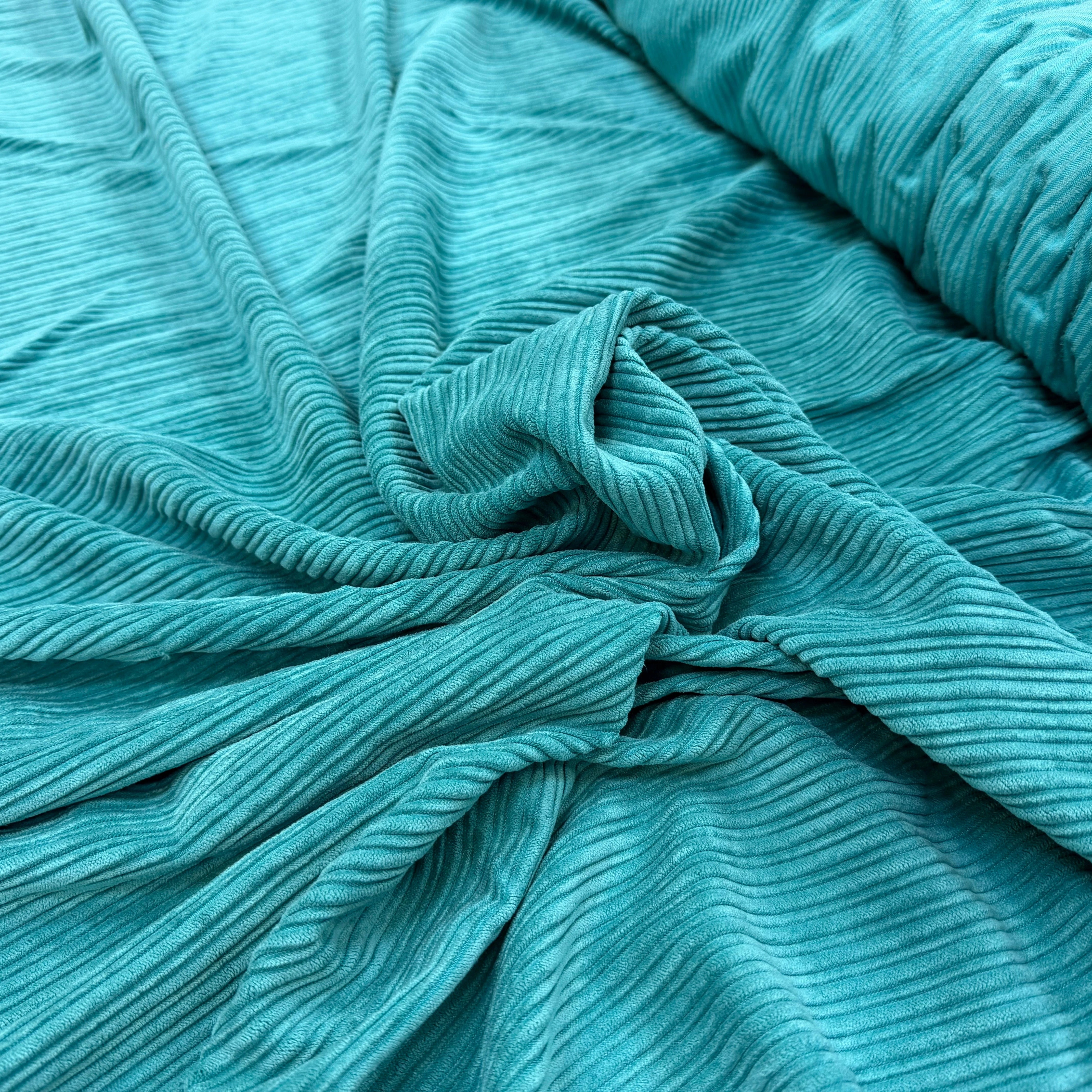 (Chute) VELOURS PUEBELA TURQUOISE - My Little Coupon