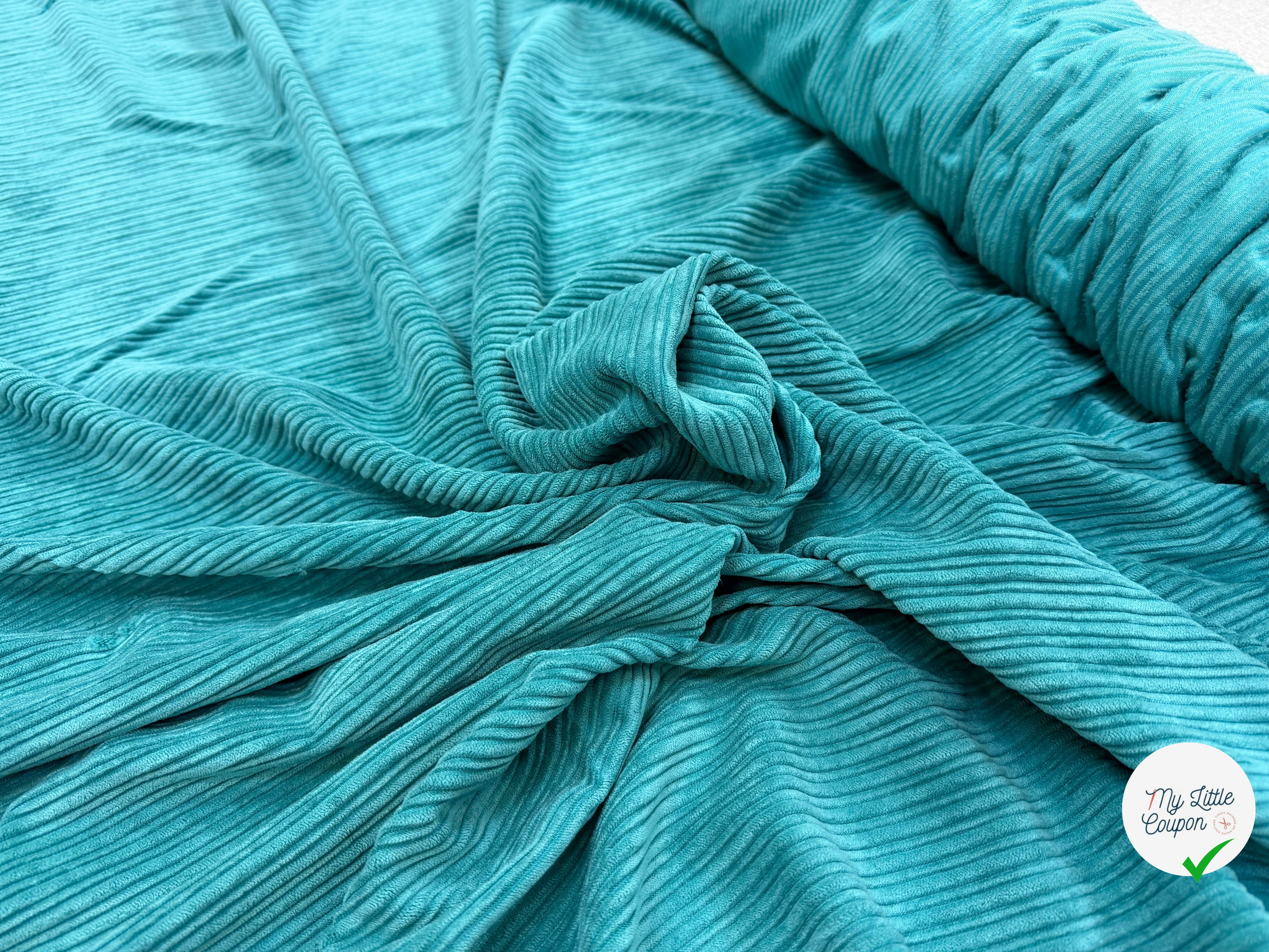 (Chute) VELOURS PUEBELA TURQUOISE - My Little Coupon