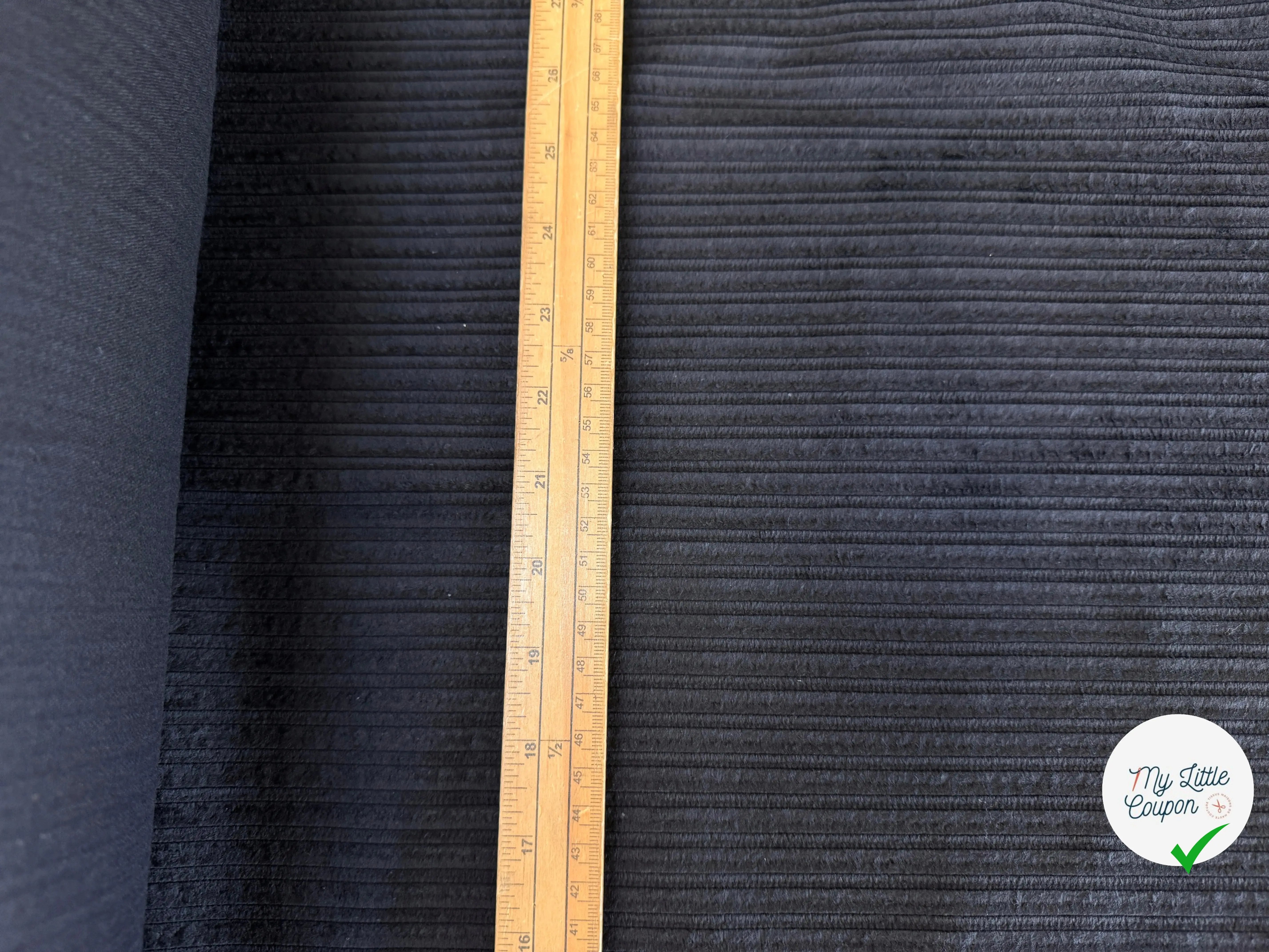 VELOURS PUEBLA NOIR 100% COTON - My Little Coupon