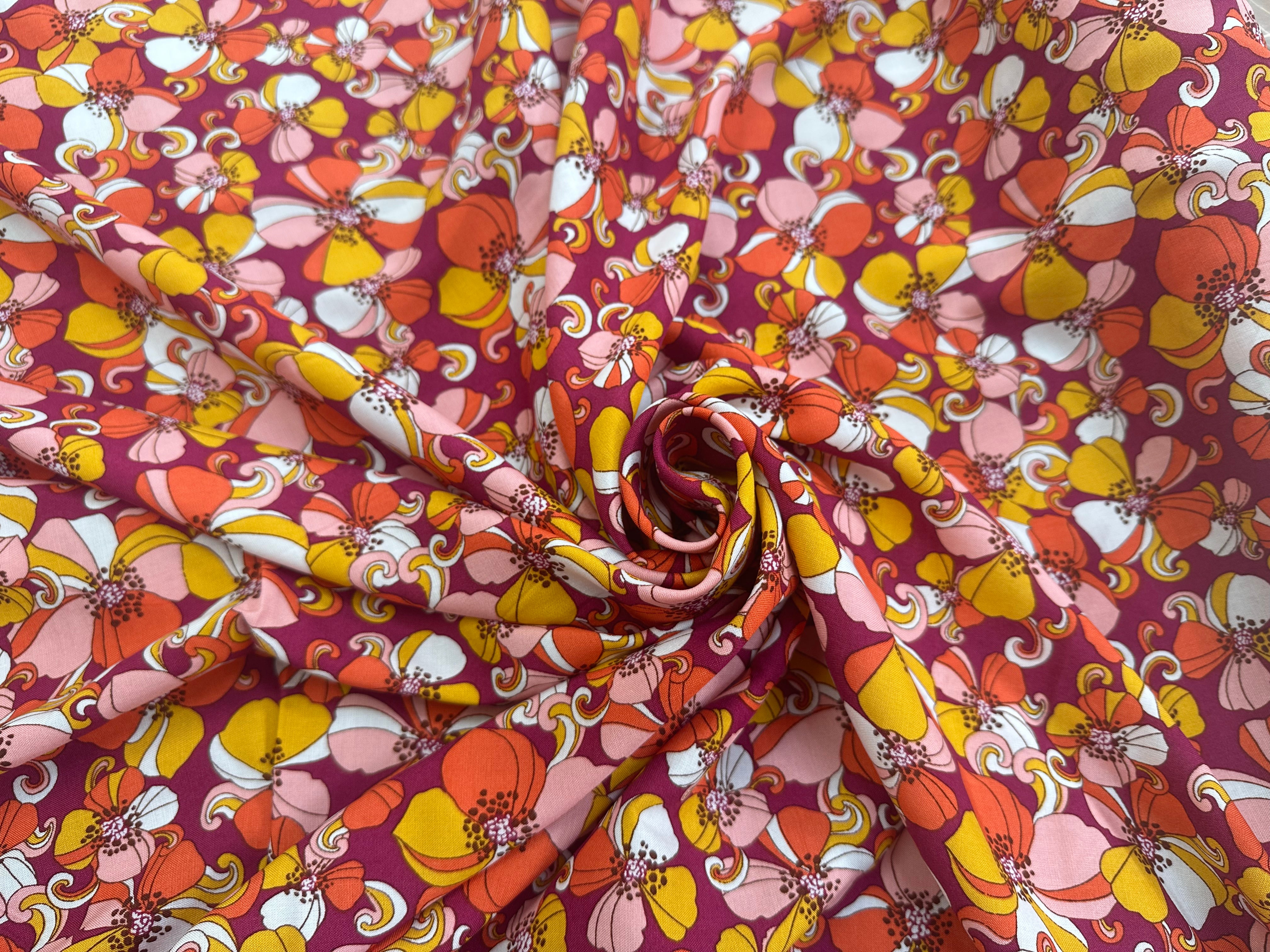 (Chute) VISCOSE BELINDA PRUNE OEKO-TEX - My Little Coupon